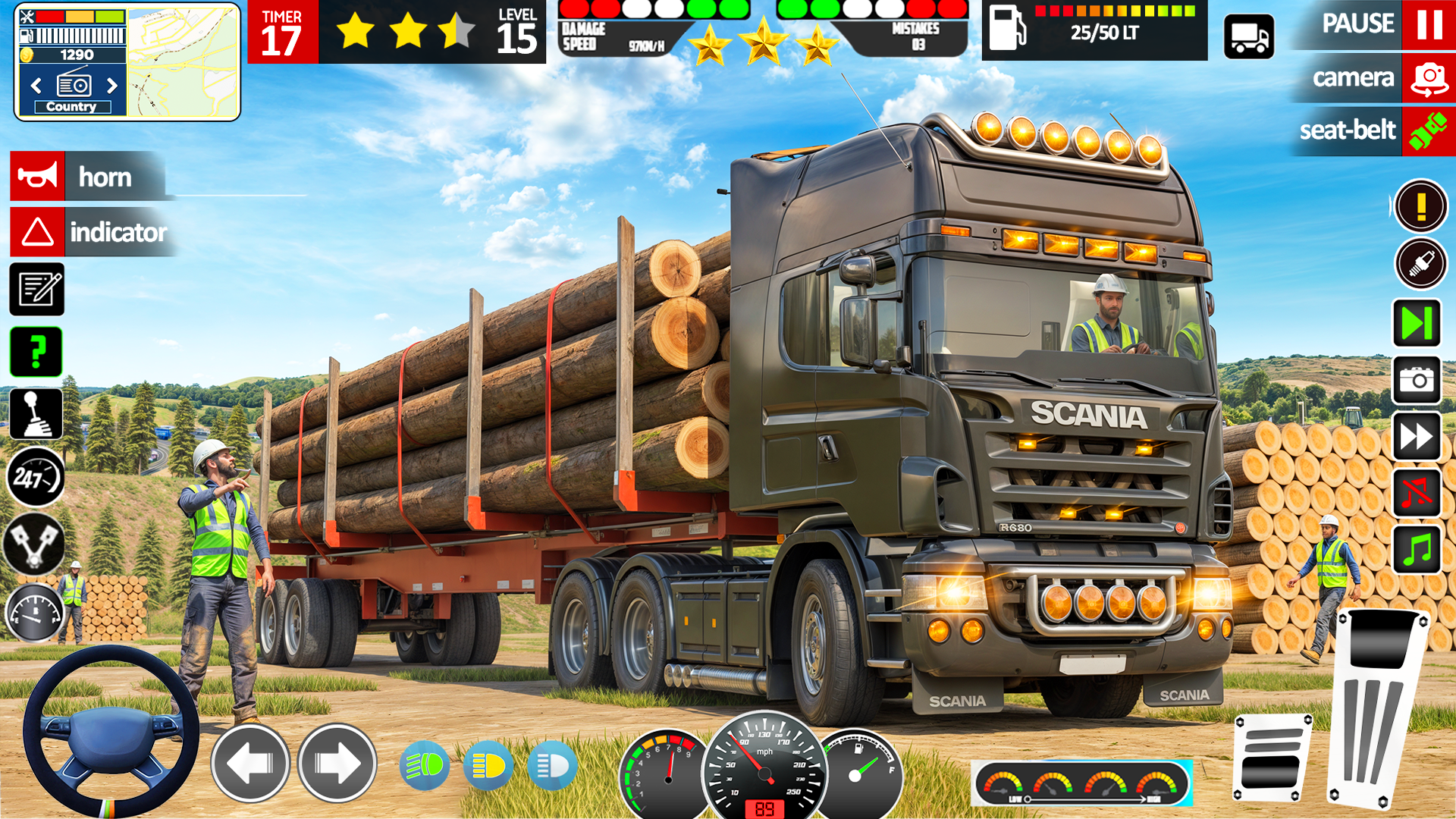 اسکرین شات 1 بازی Heavy Truck Simulator Games 3D