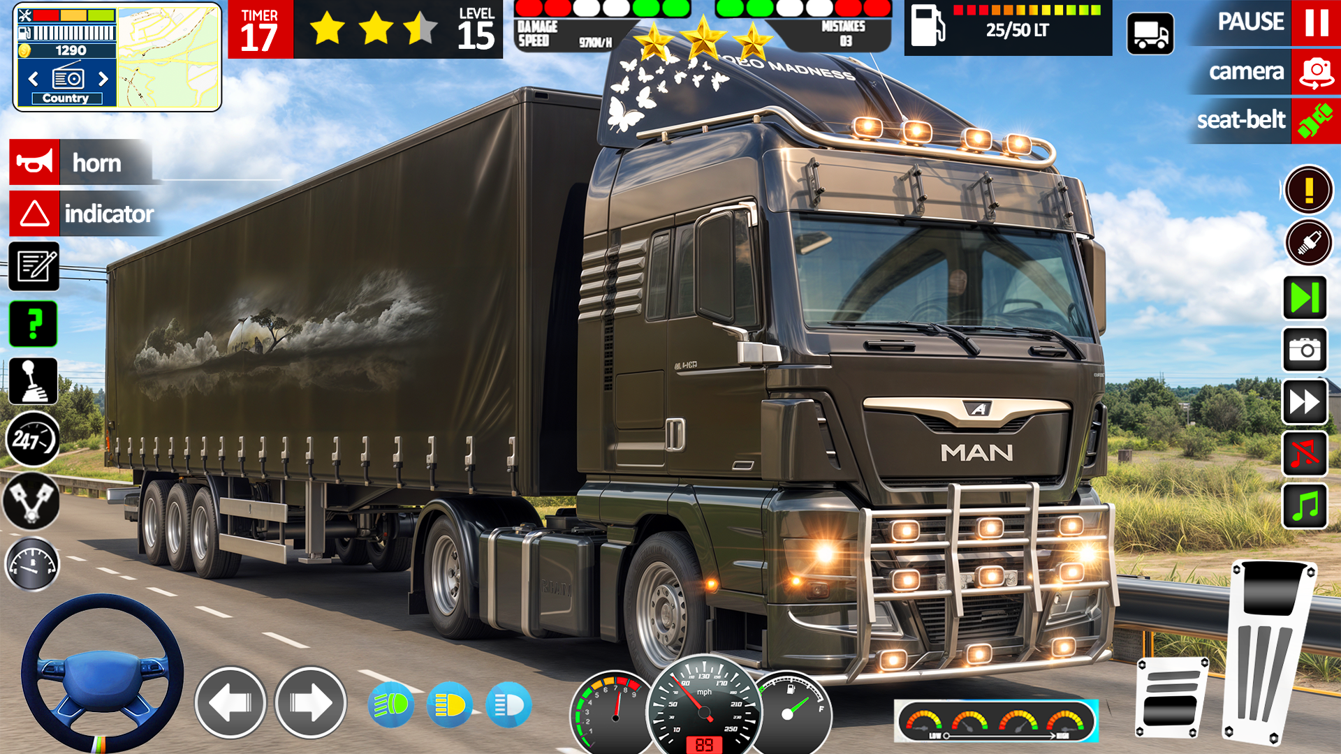 اسکرین شات 5 بازی Heavy Truck Simulator Games 3D