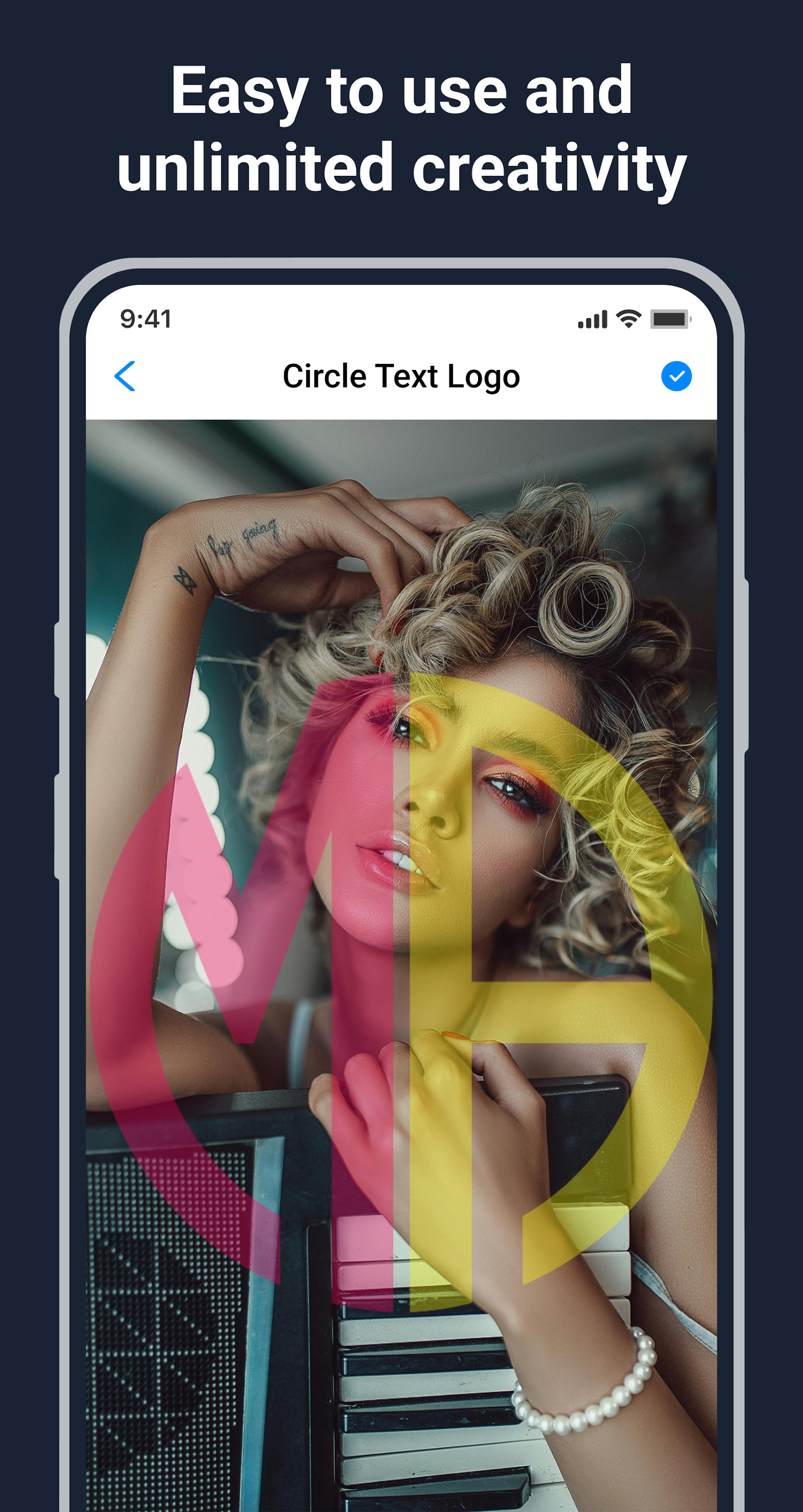 اسکرین شات 5 برنامه Circle Text Logo Maker
