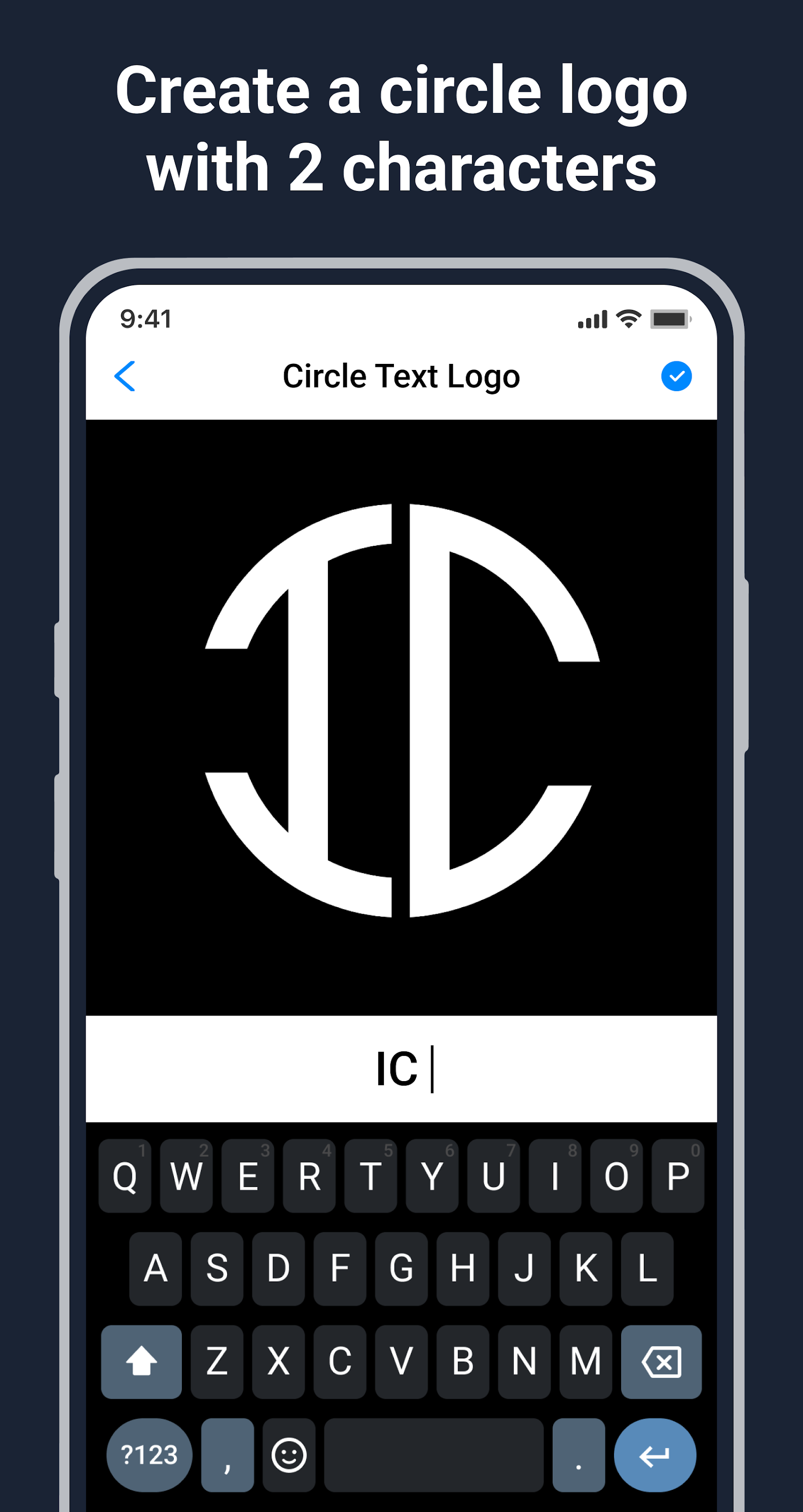 اسکرین شات 2 برنامه Circle Text Logo Maker
