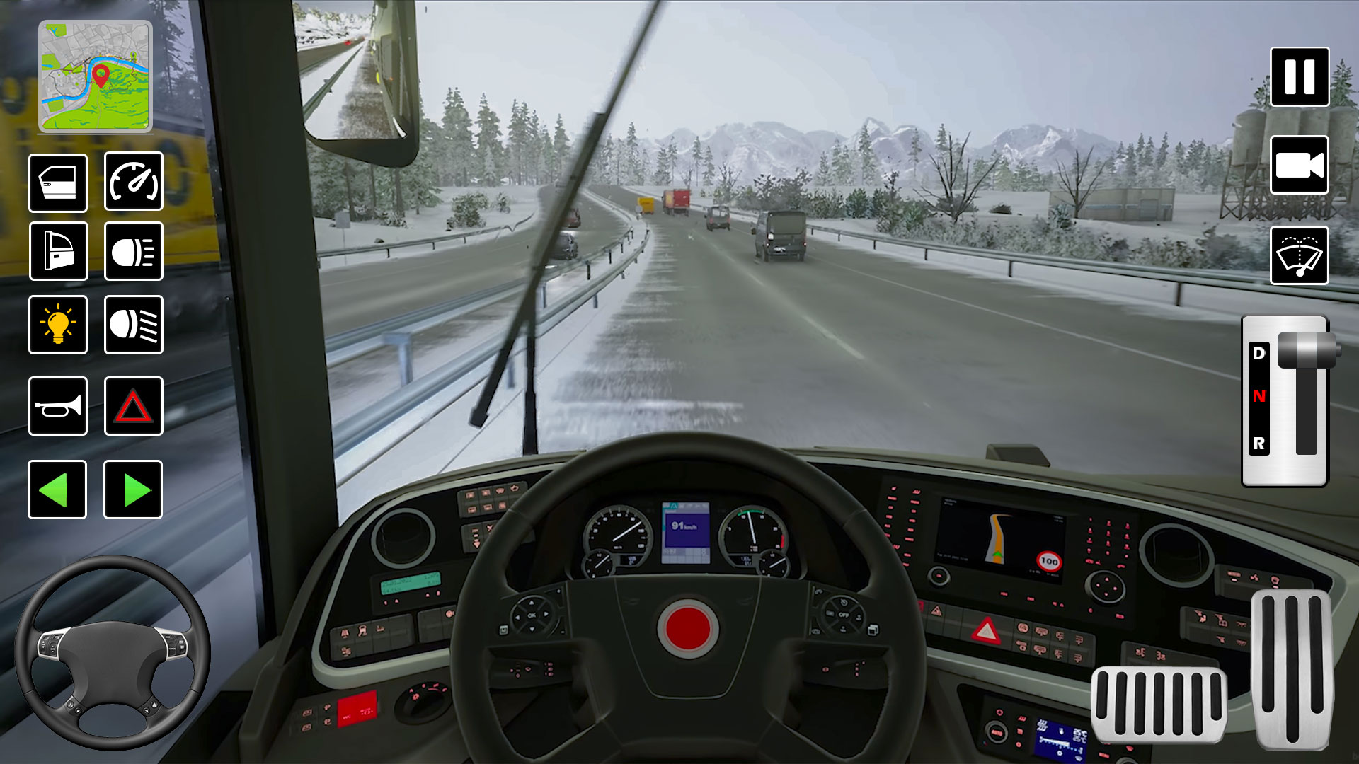 اسکرین شات 3 بازی Bus Simulator 2024 3D Bus Game