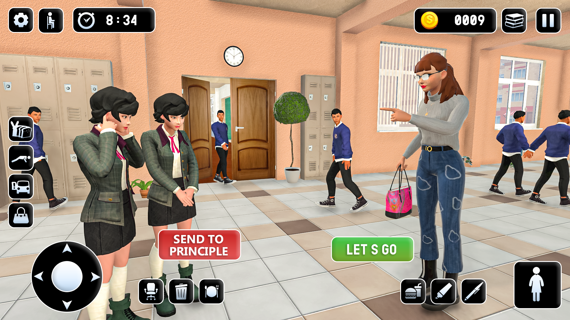 اسکرین شات 2 بازی High School Teacher Game 3D