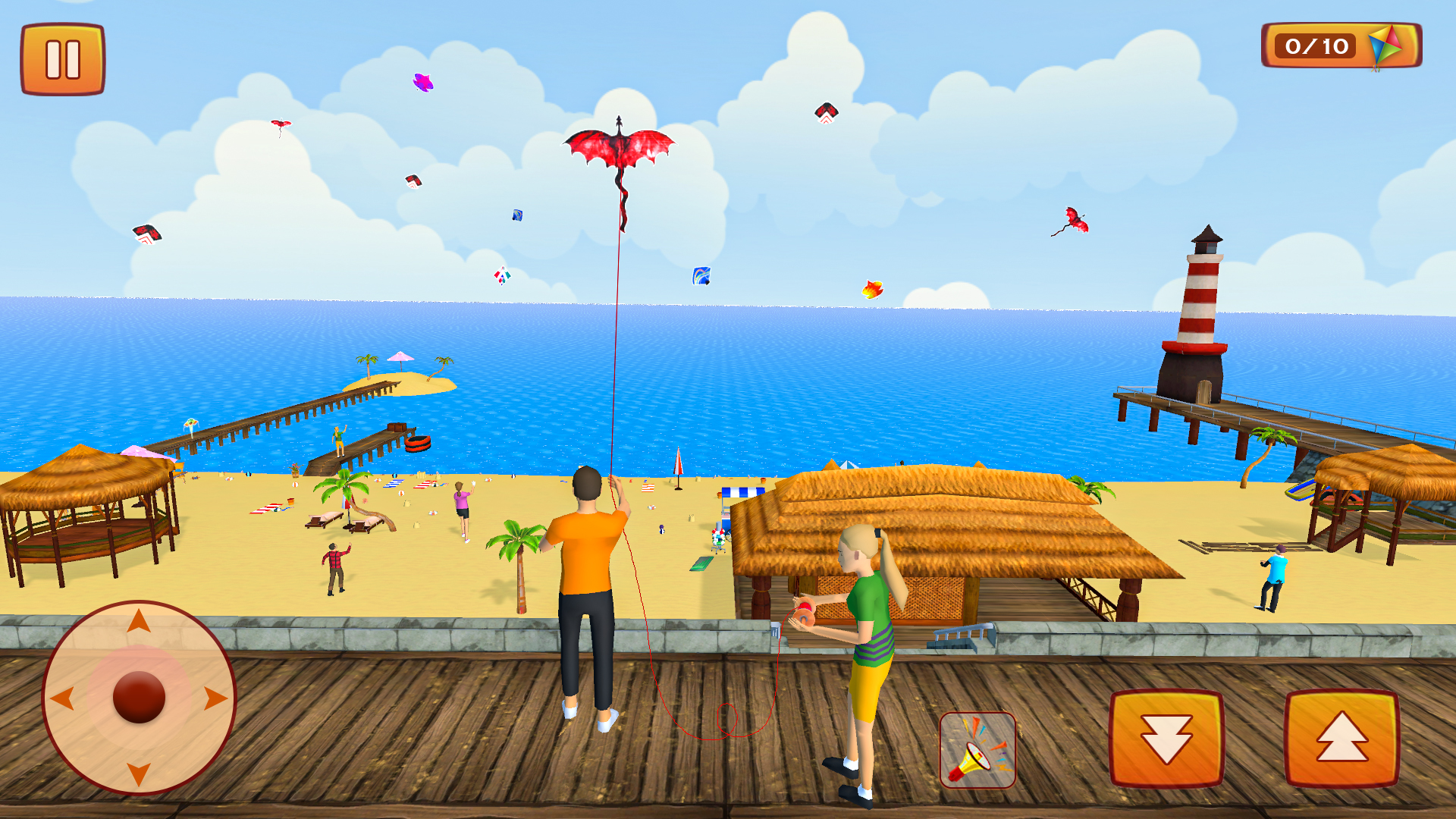 اسکرین شات 1 بازی Kite Game: Kite Flying Game 3D