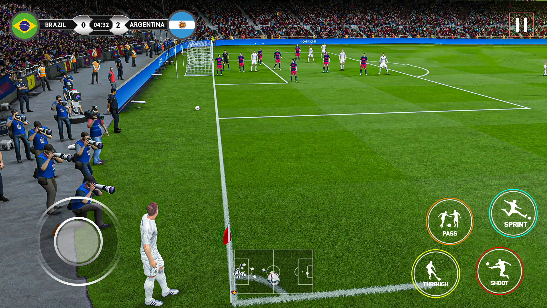 اسکرین شات 1 بازی Football Games 2024: Real Goal