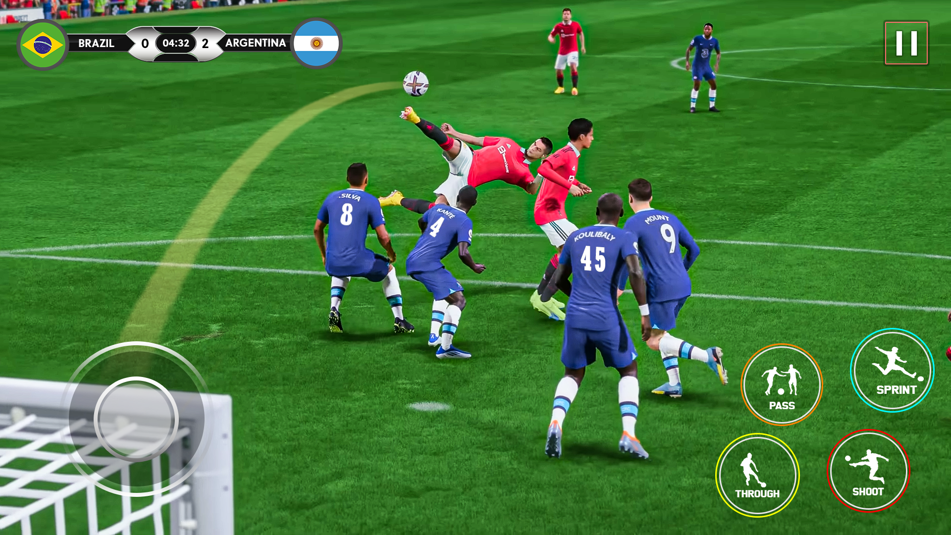 اسکرین شات 2 بازی Football Games 2024: Real Goal