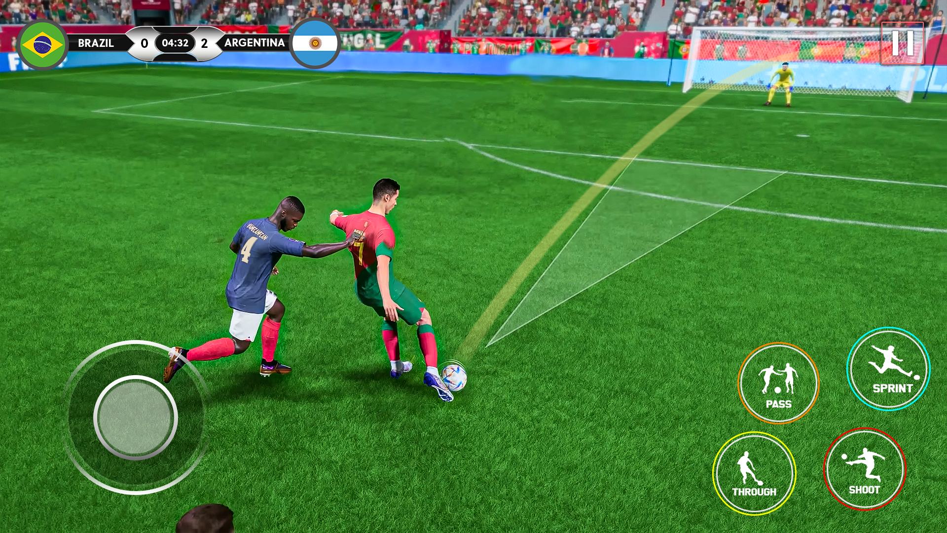 اسکرین شات 5 بازی Football Games 2024: Real Goal