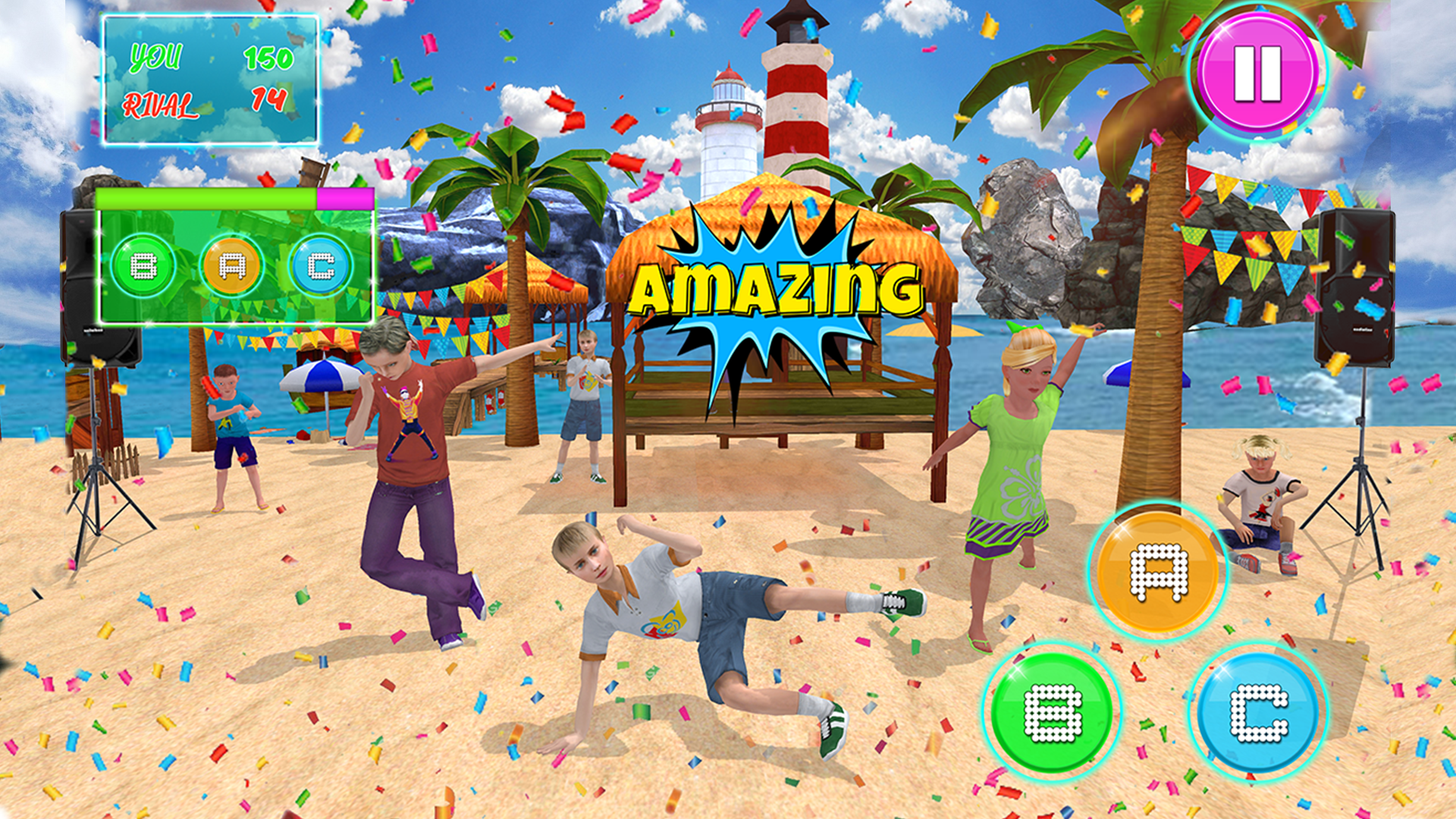 اسکرین شات 4 بازی Kids Dance Game Battle Floss