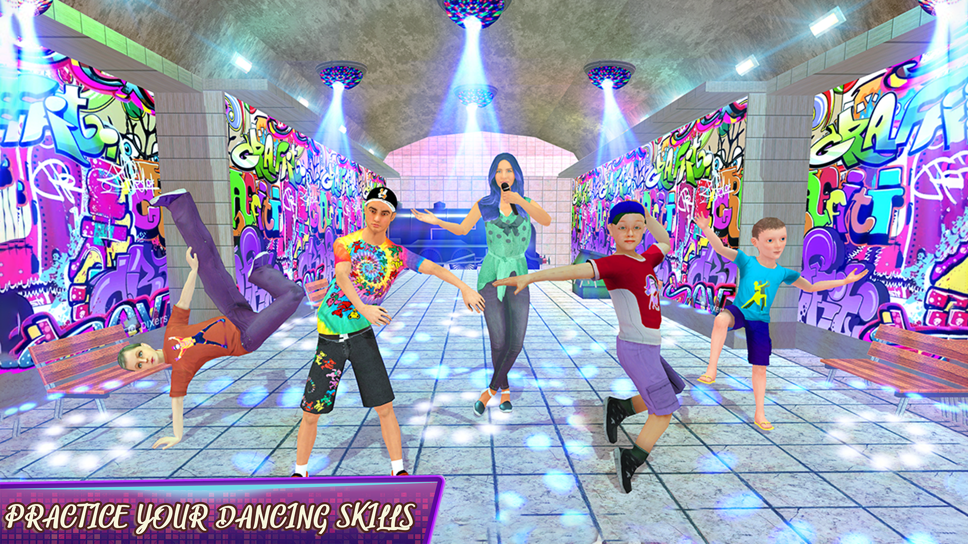 اسکرین شات 6 بازی Kids Dance Game Battle Floss