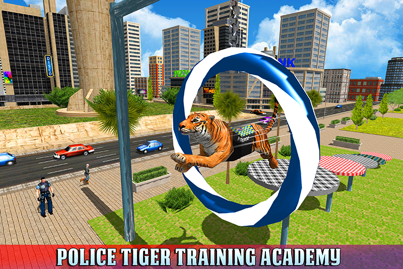 اسکرین شات 6 برنامه Police Tiger Game City Crime