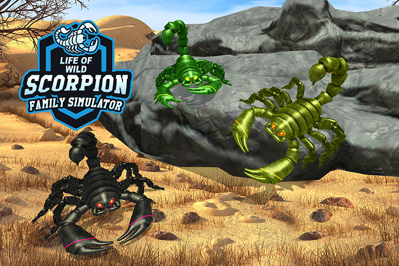 اسکرین شات 3 بازی Wild Scorpion Simulator Game