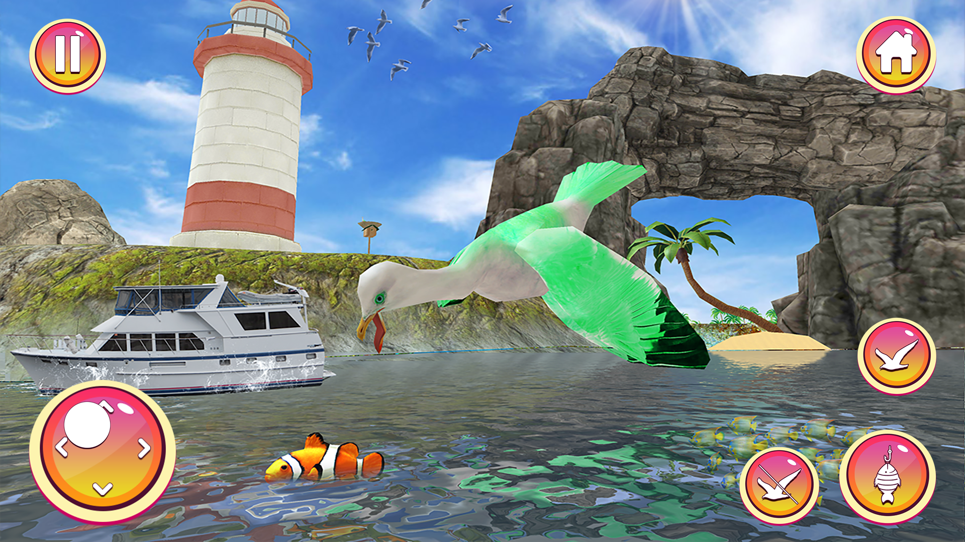 اسکرین شات 7 بازی Seagull Family: Offline Games