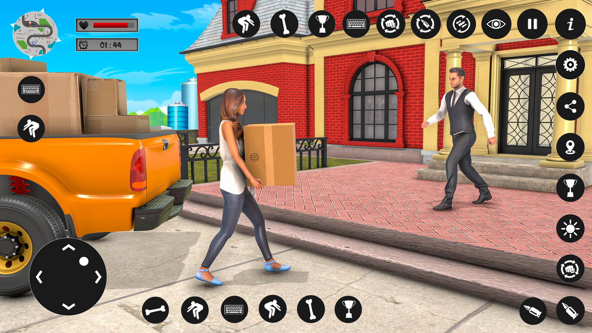 اسکرین شات 1 بازی Virtual Rent Home Happy Family