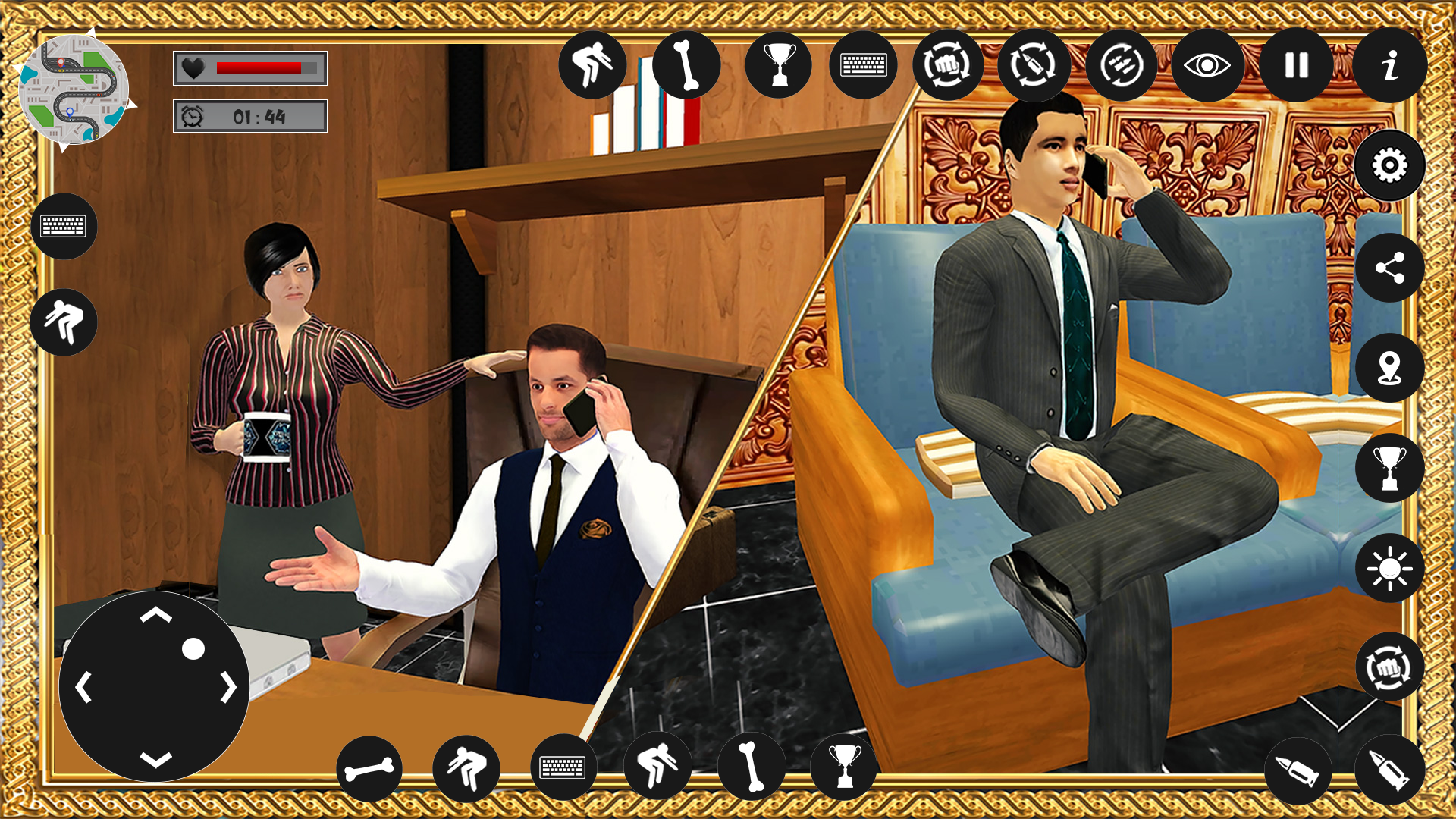 اسکرین شات 6 بازی Virtual Rent Home Happy Family