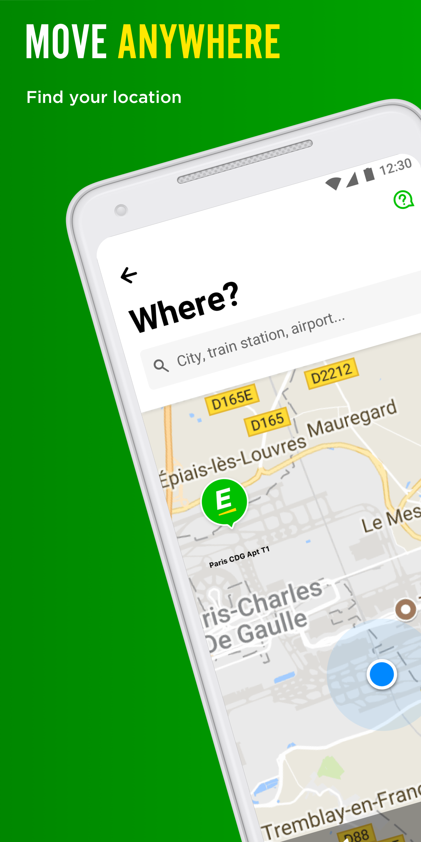 اسکرین شات 1 برنامه Europcar - Car & Van Rental