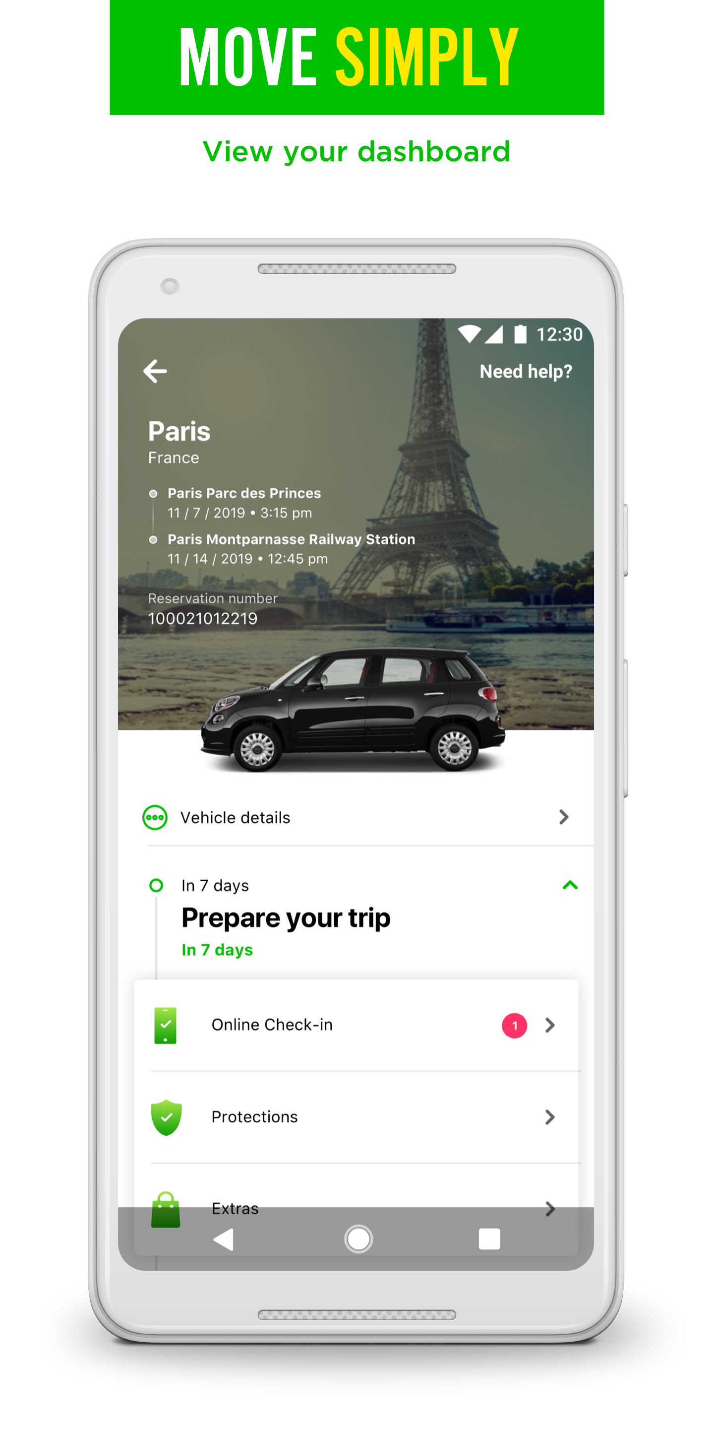 اسکرین شات 3 برنامه Europcar - Car & Van Rental