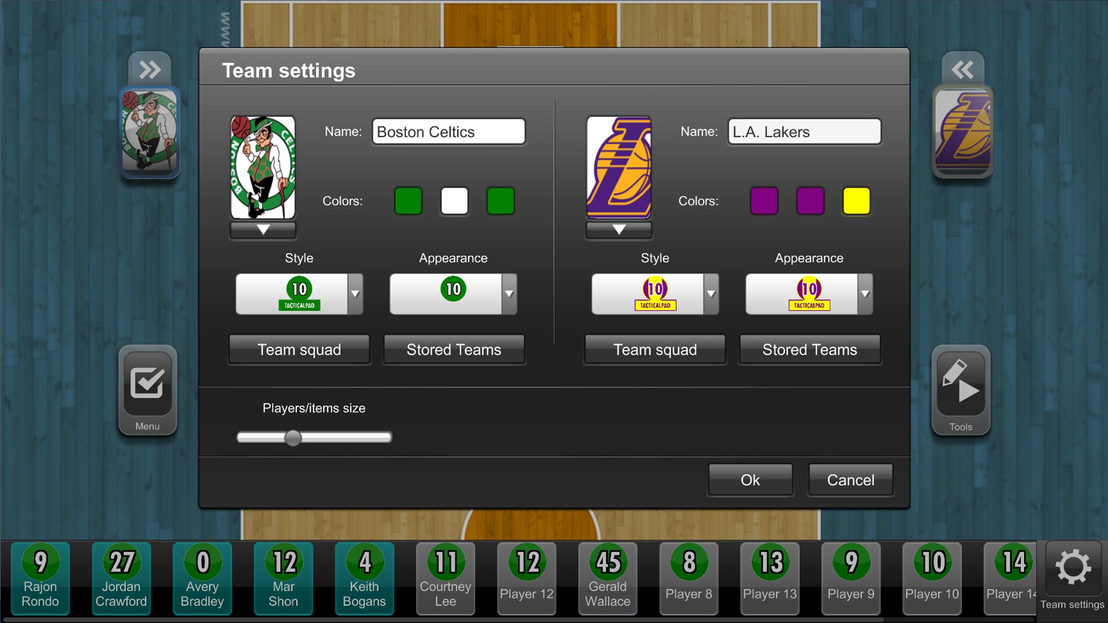 اسکرین شات 3 برنامه TacticalPad Basketball