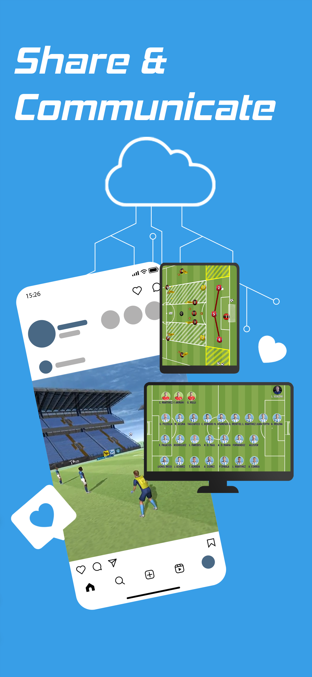 اسکرین شات برنامه TacticalPad Coach's Whiteboard 5