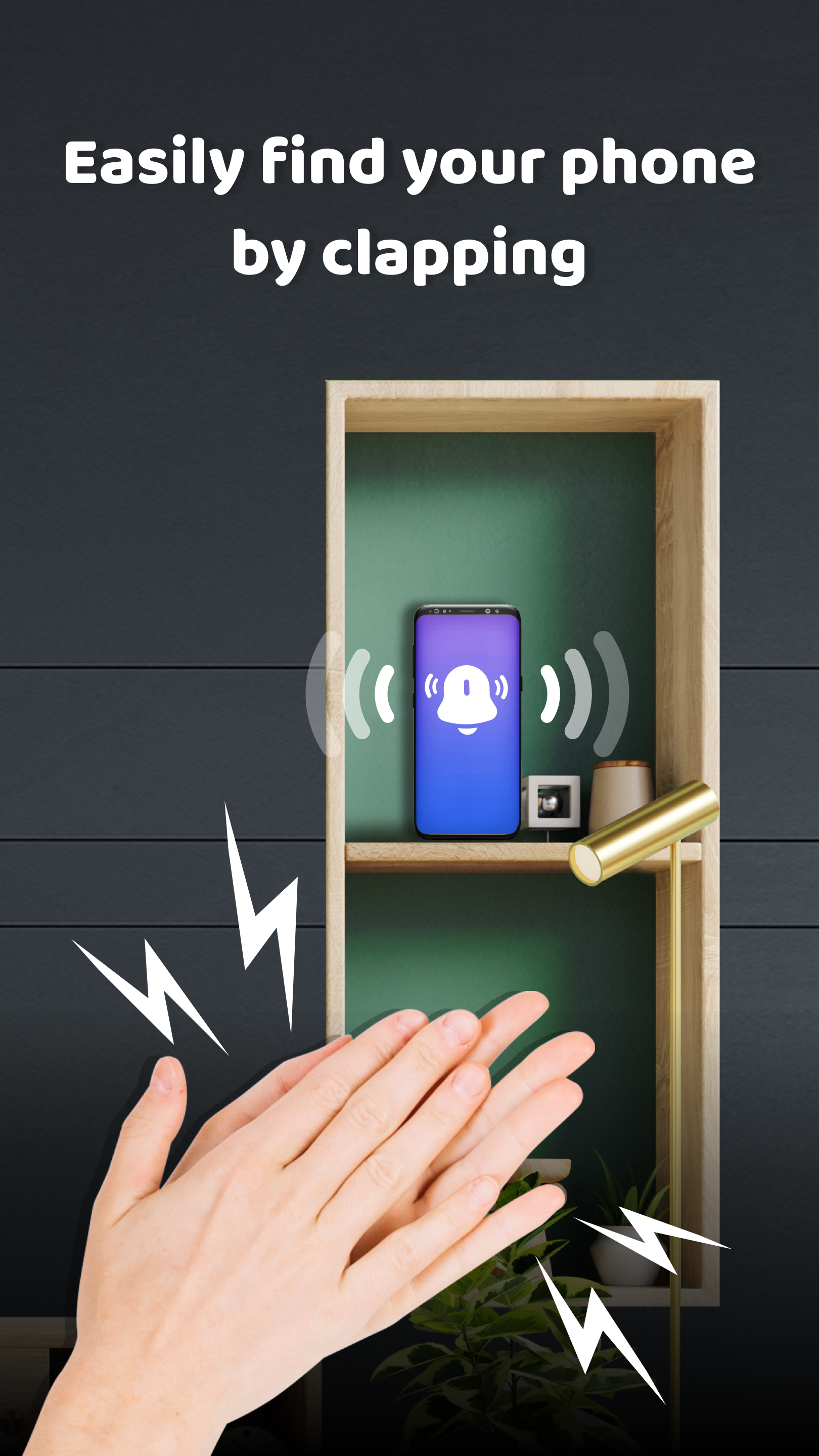 اسکرین شات 2 برنامه Find Lost Phone By Clap, Voice