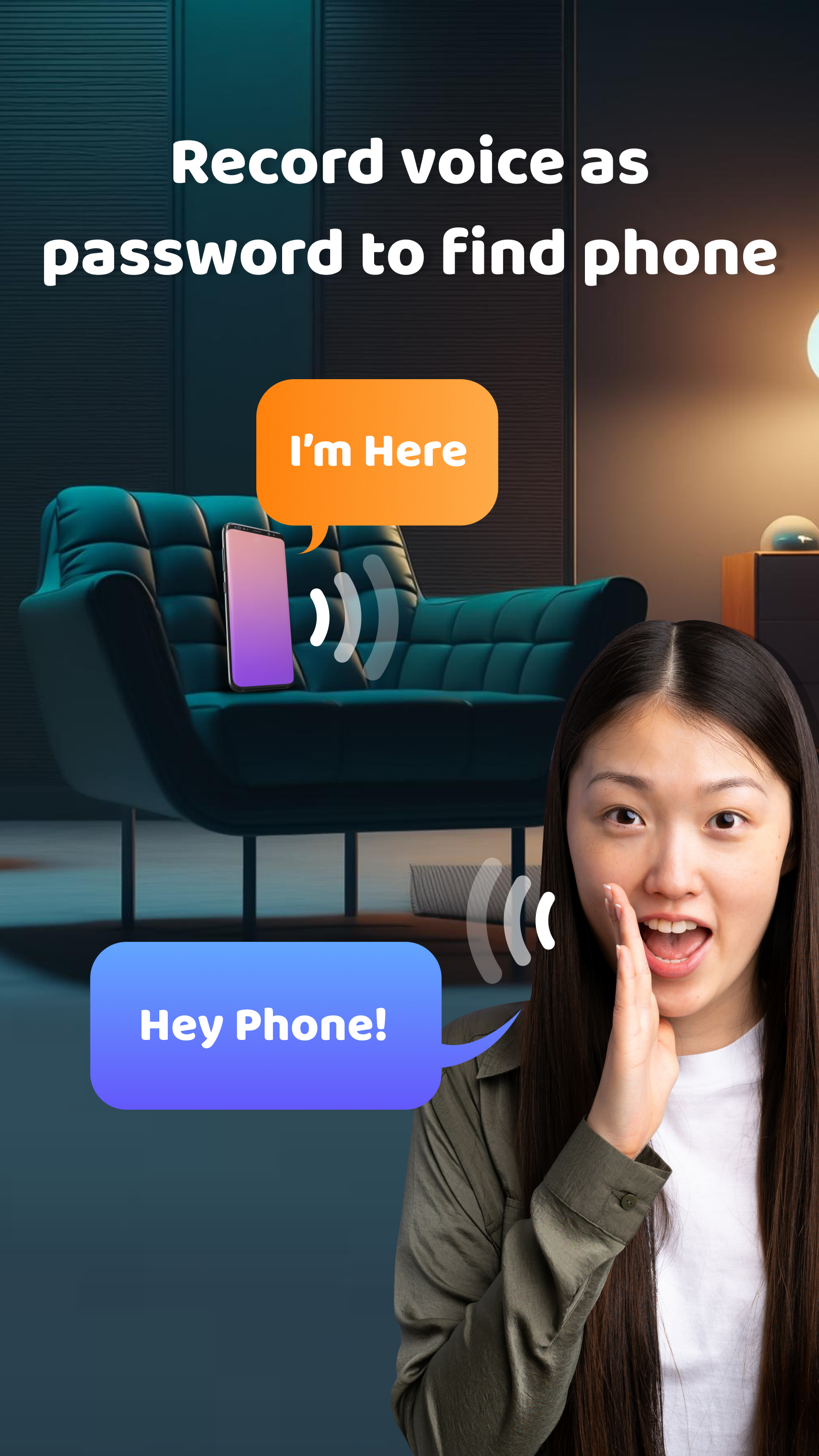 اسکرین شات 4 برنامه Find Lost Phone By Clap, Voice