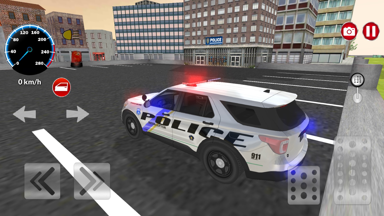 اسکرین شات بازی American Police Car Driving 1