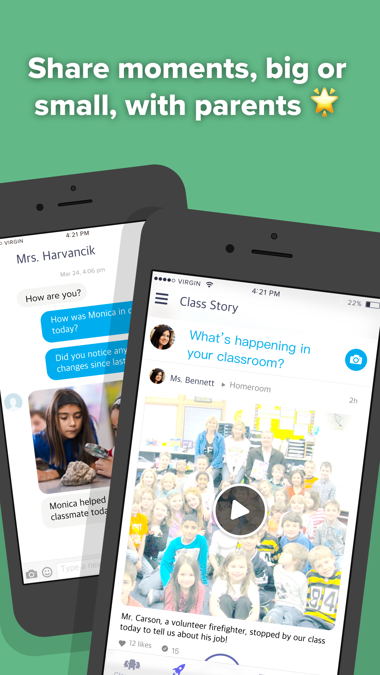 اسکرین شات 2 برنامه ClassDojo