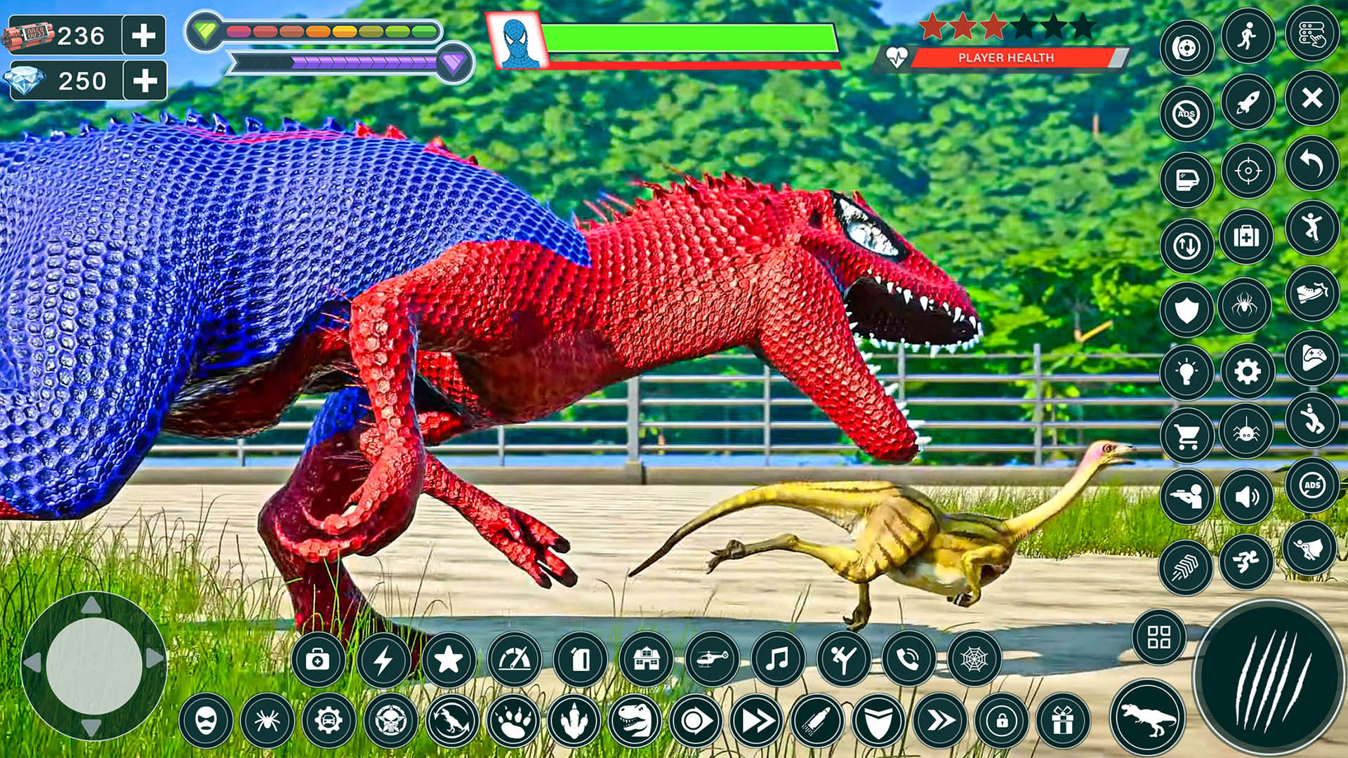 اسکرین شات 3 بازی Dinosaur Smash Rescue Batle 3D