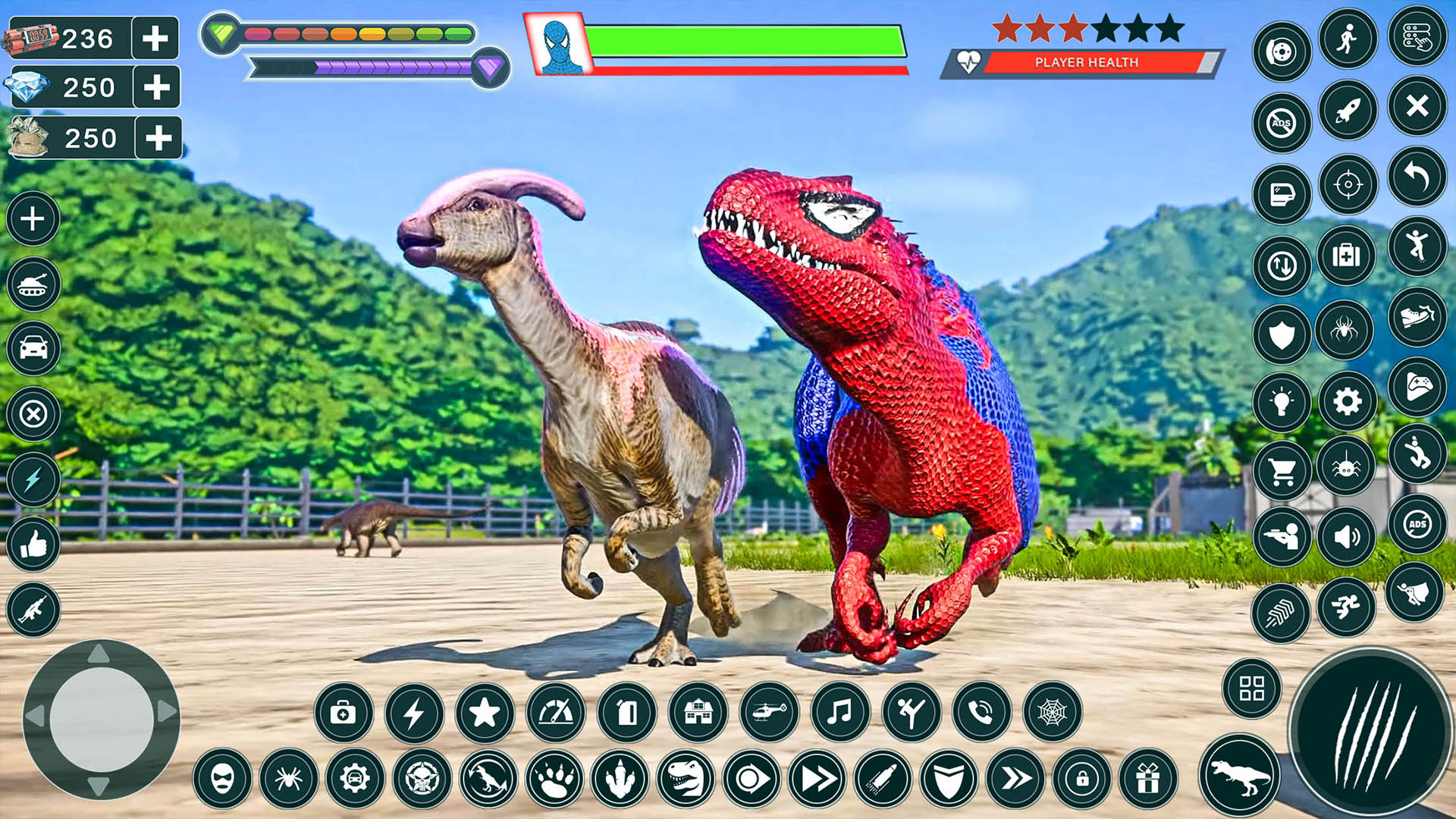 اسکرین شات 4 بازی Dinosaur Smash Rescue Batle 3D
