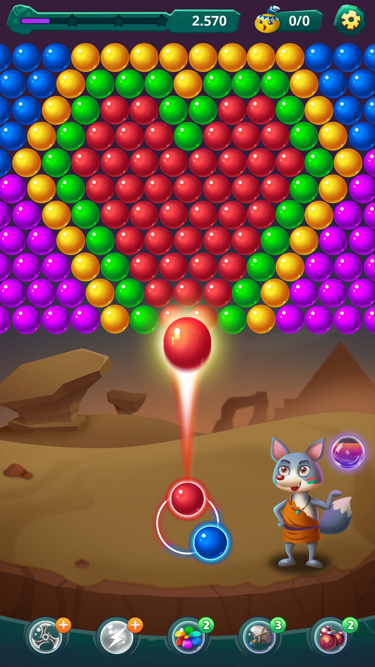 اسکرین شات 3 بازی Bubble shooter