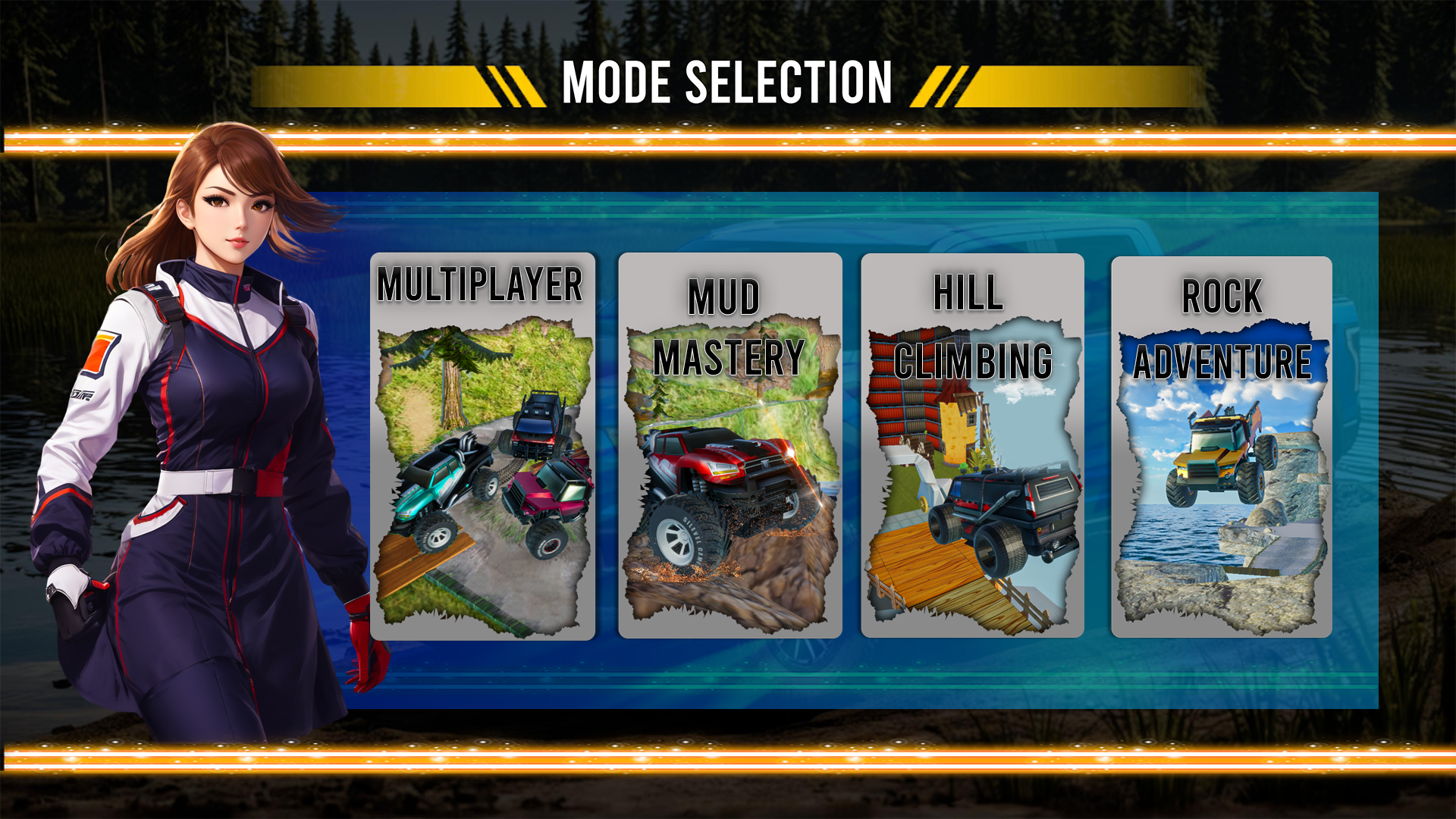اسکرین شات 3 بازی Mountain Climb 4x4 Car Games