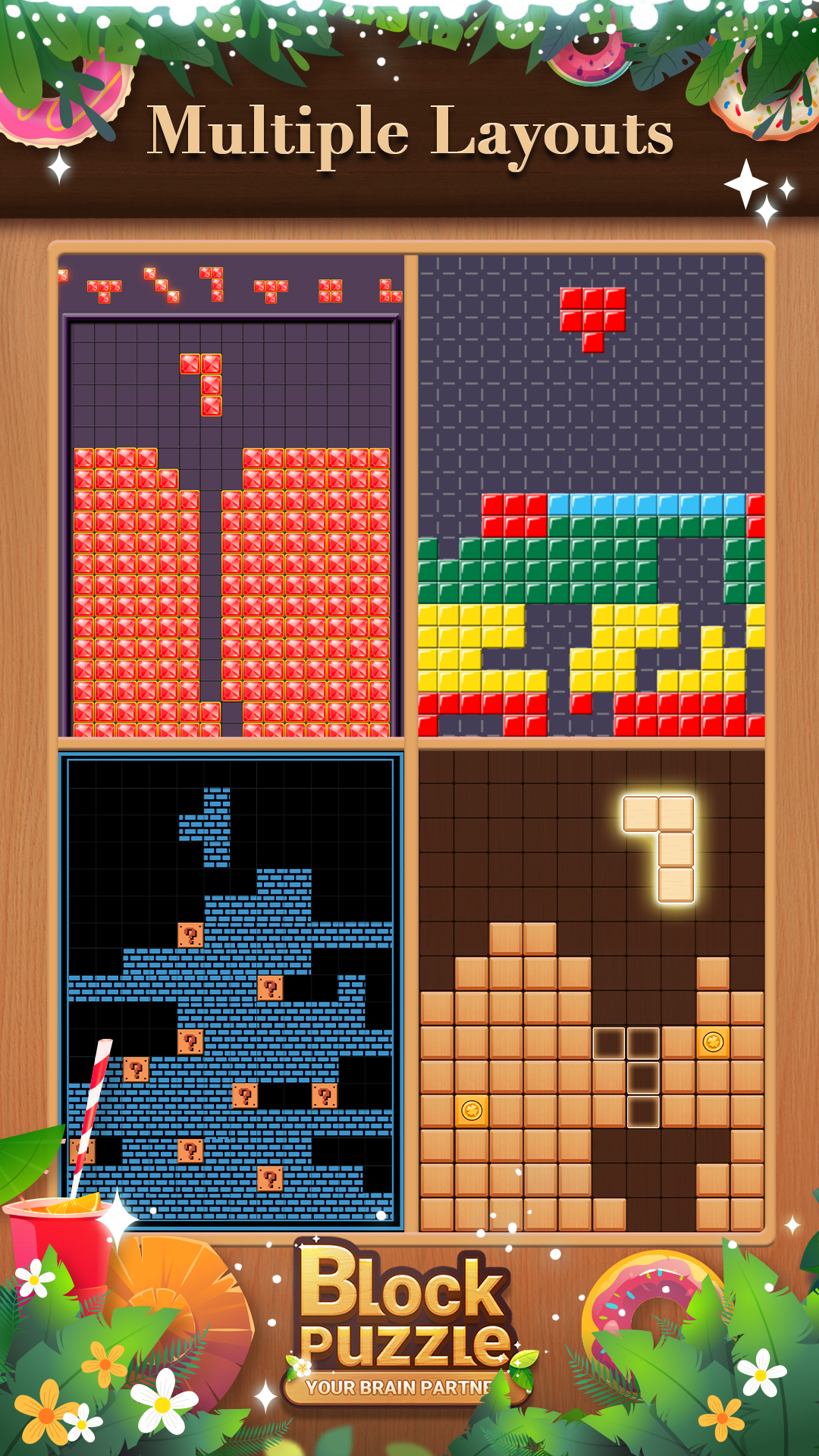 اسکرین شات 3 بازی Blockrealm: Wood Block Puzzle
