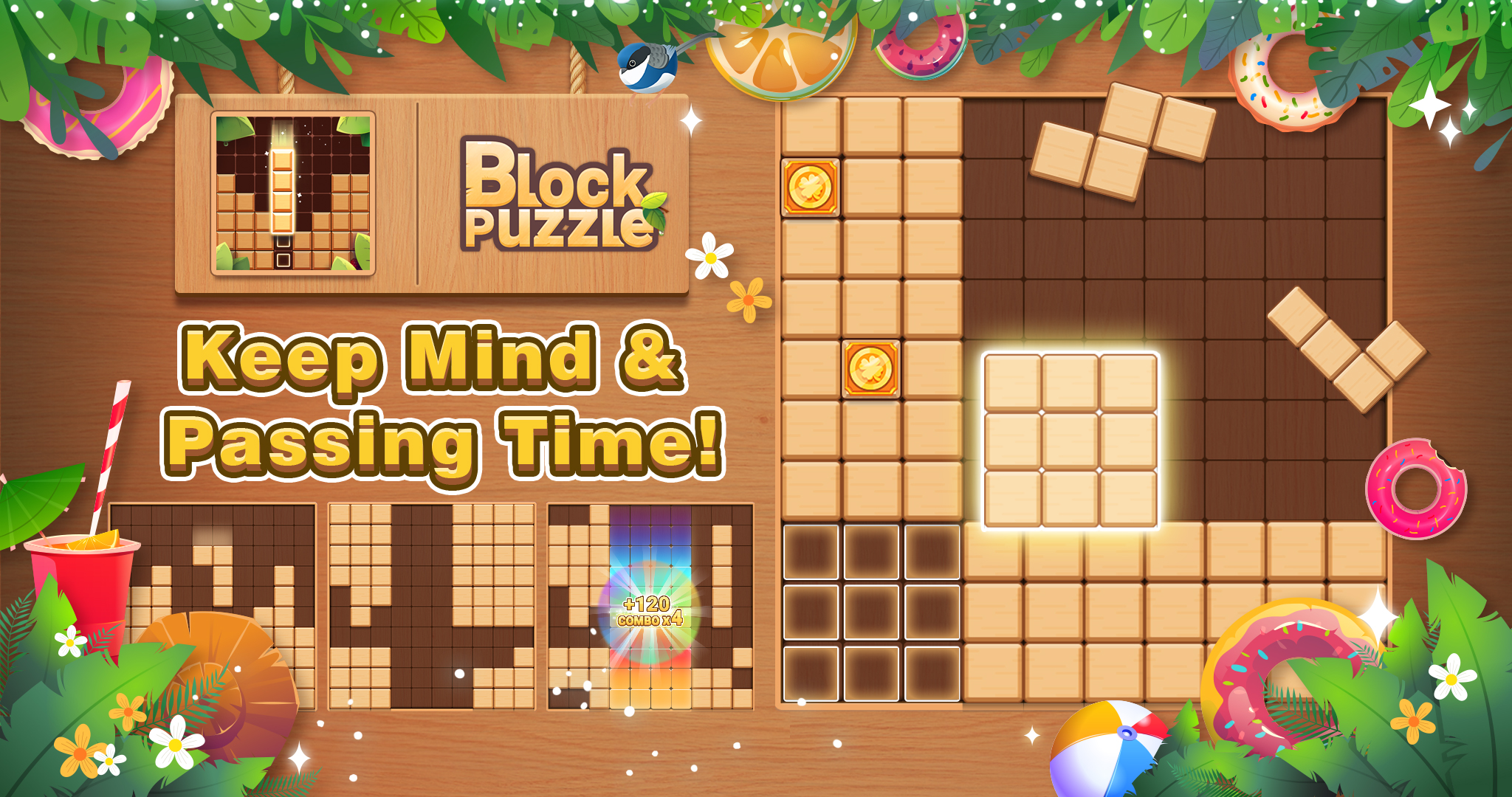 اسکرین شات 6 بازی Blockrealm: Wood Block Puzzle