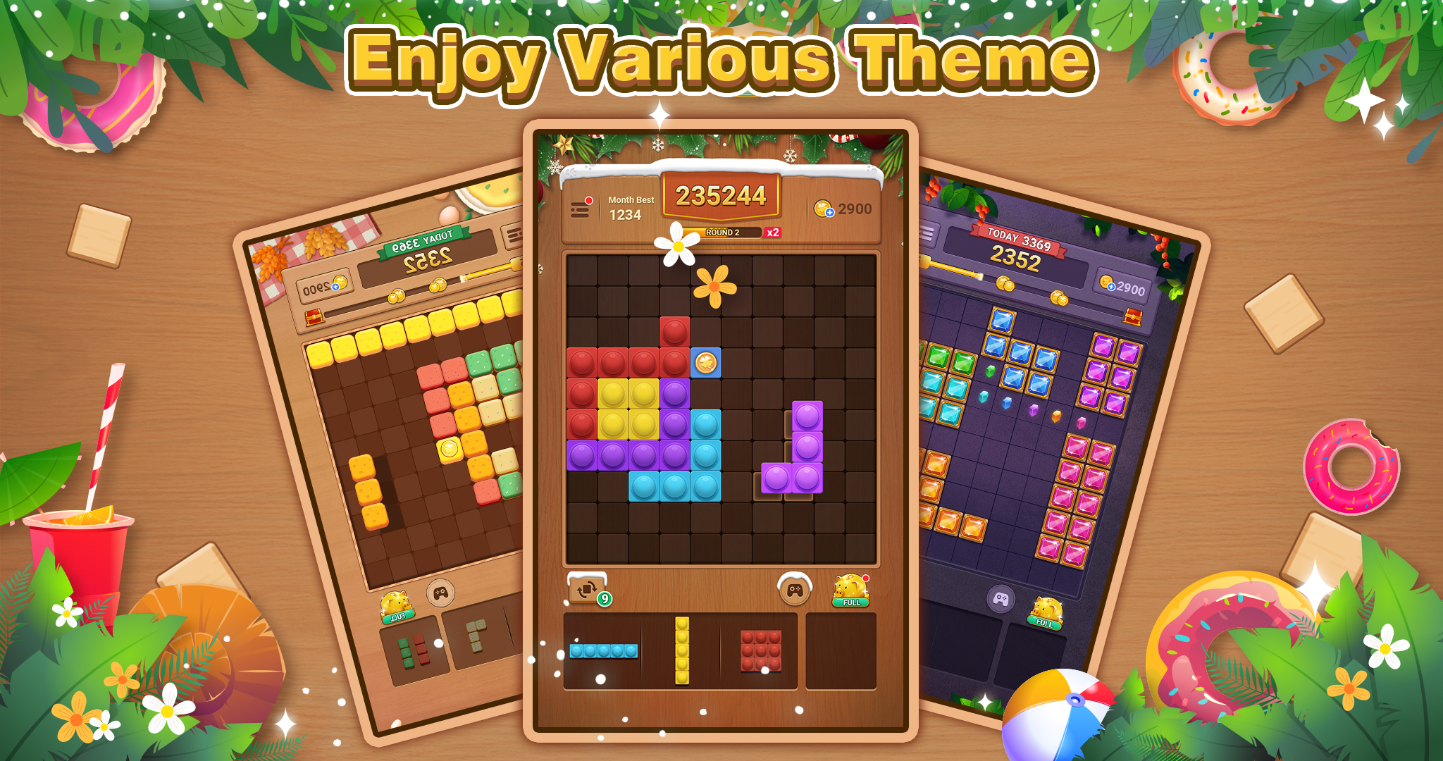 اسکرین شات 8 بازی Blockrealm: Wood Block Puzzle