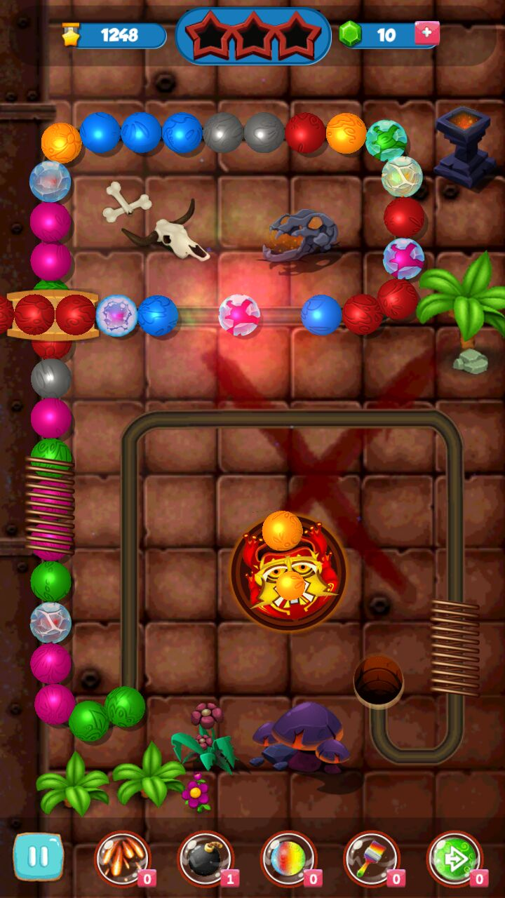 اسکرین شات 4 بازی Jungle Blast-Marble Mission 3D