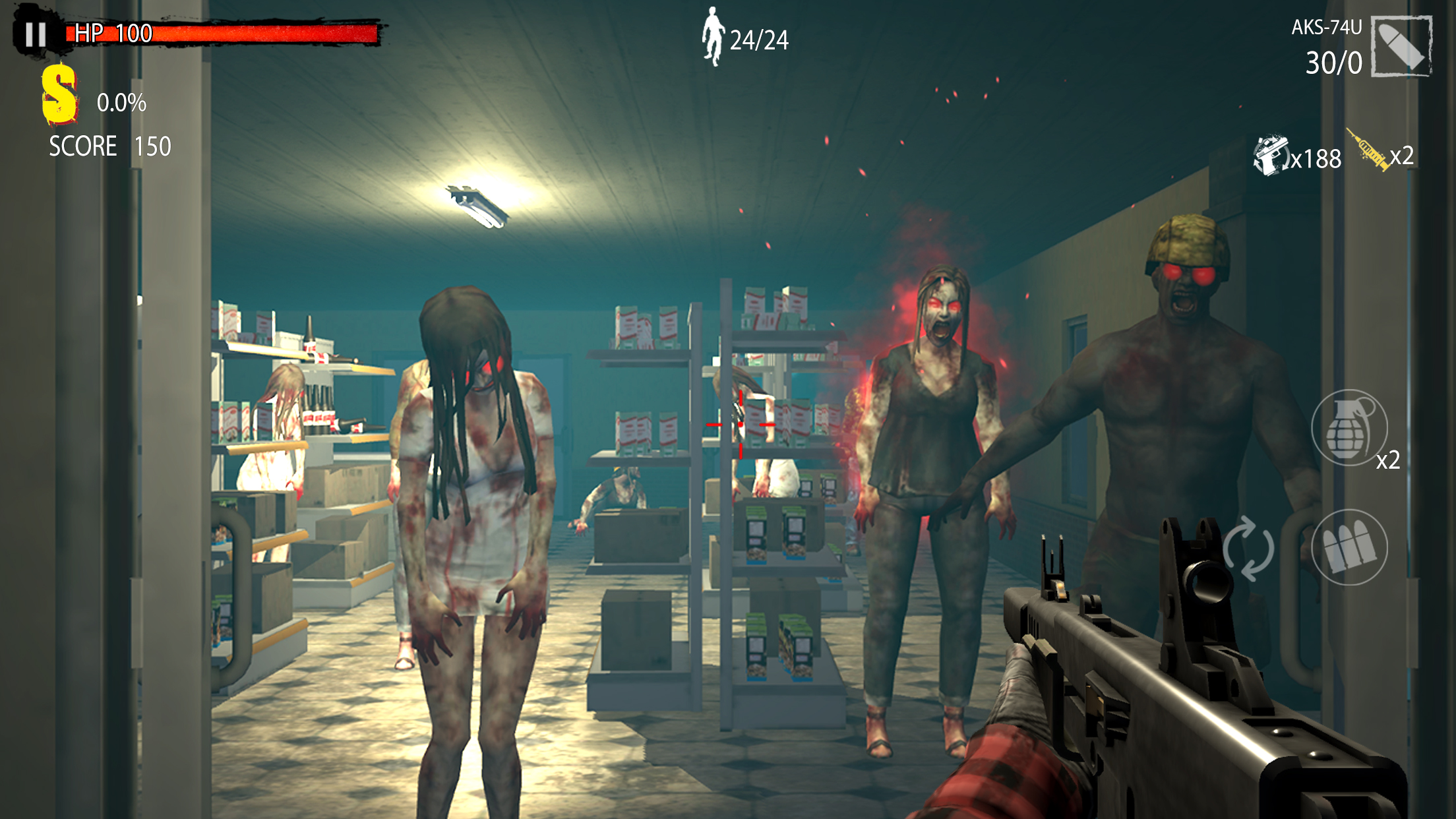 اسکرین شات 3 بازی Zombie Hunter D-Day : 20Mil +