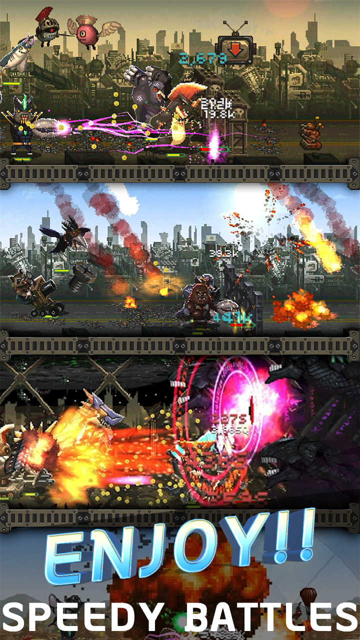 اسکرین شات 5 بازی World Beast War: idle merge ga