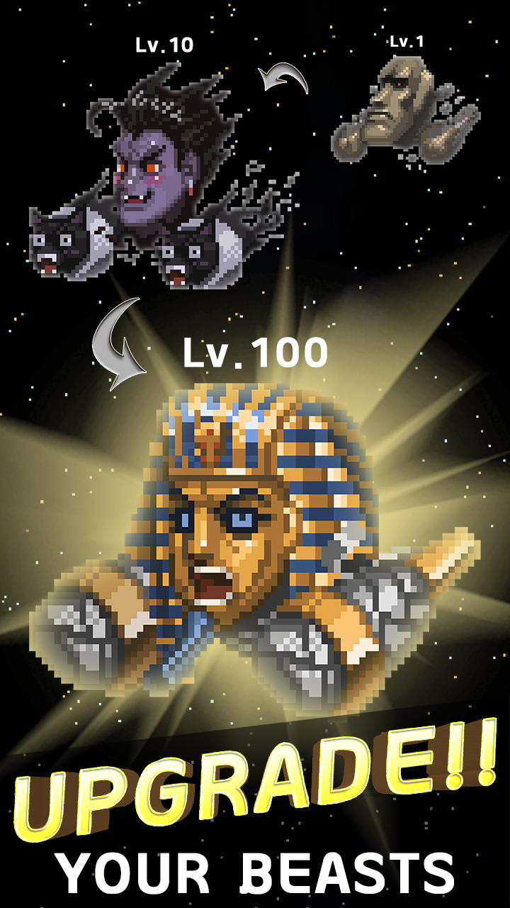 اسکرین شات 4 بازی World Beast War - idle merge