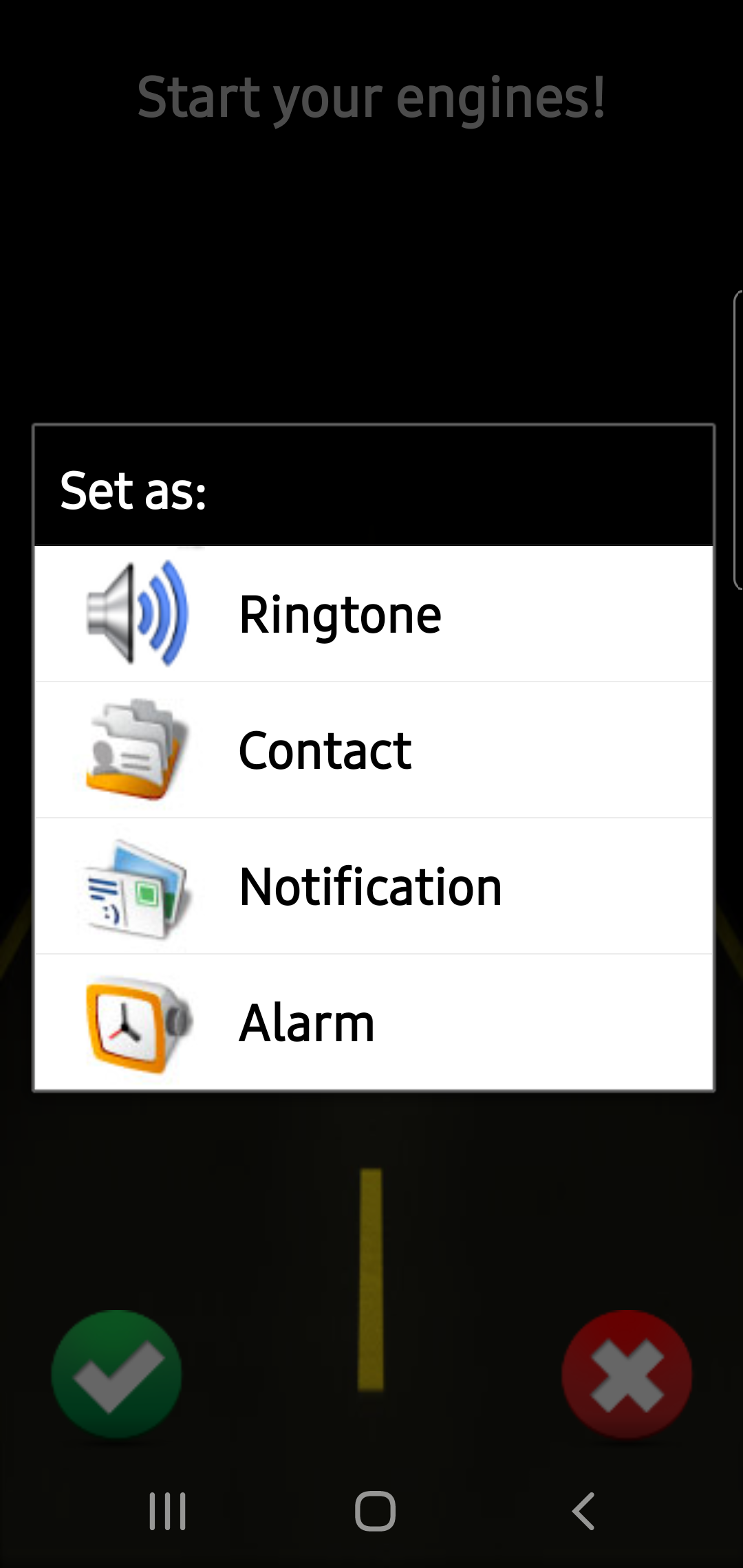 اسکرین شات 3 برنامه Car Sounds and Ringtones