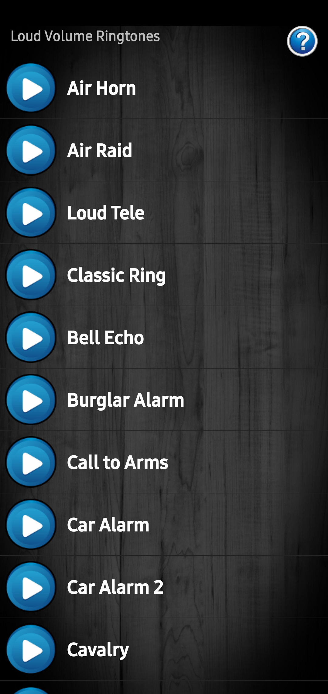 اسکرین شات 1 برنامه Loud Volume Ringtones