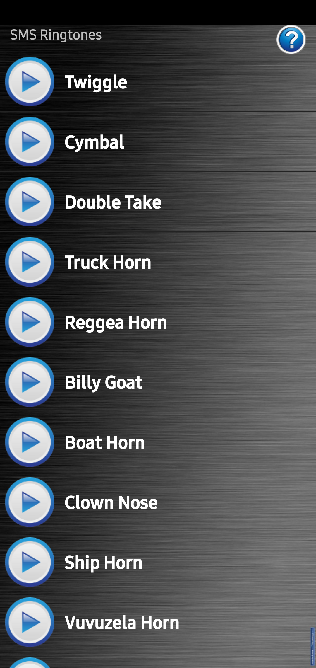 اسکرین شات 6 برنامه SMS Ringtones