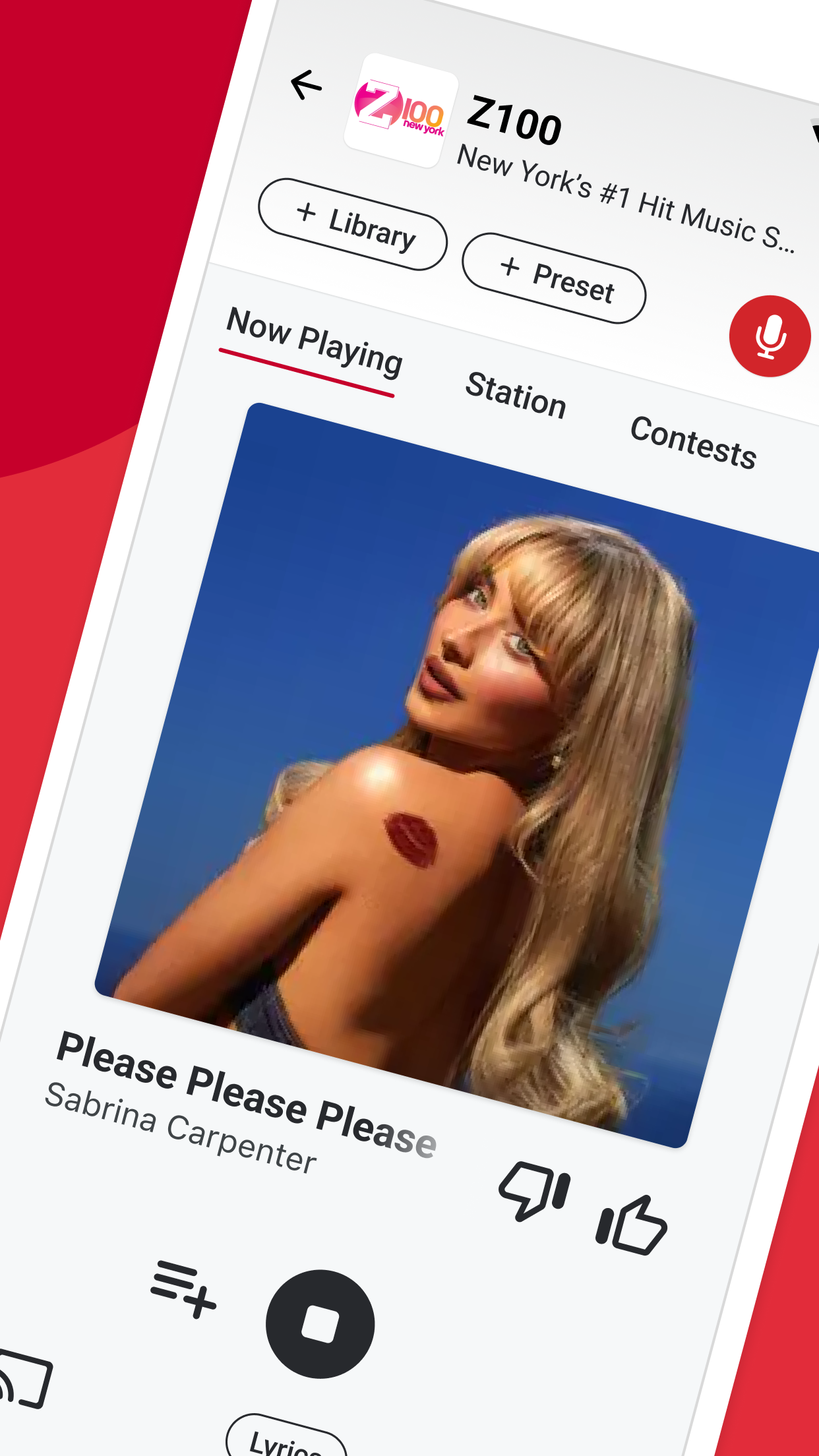 اسکرین شات 1 برنامه iHeart: Music, Radio, Podcasts