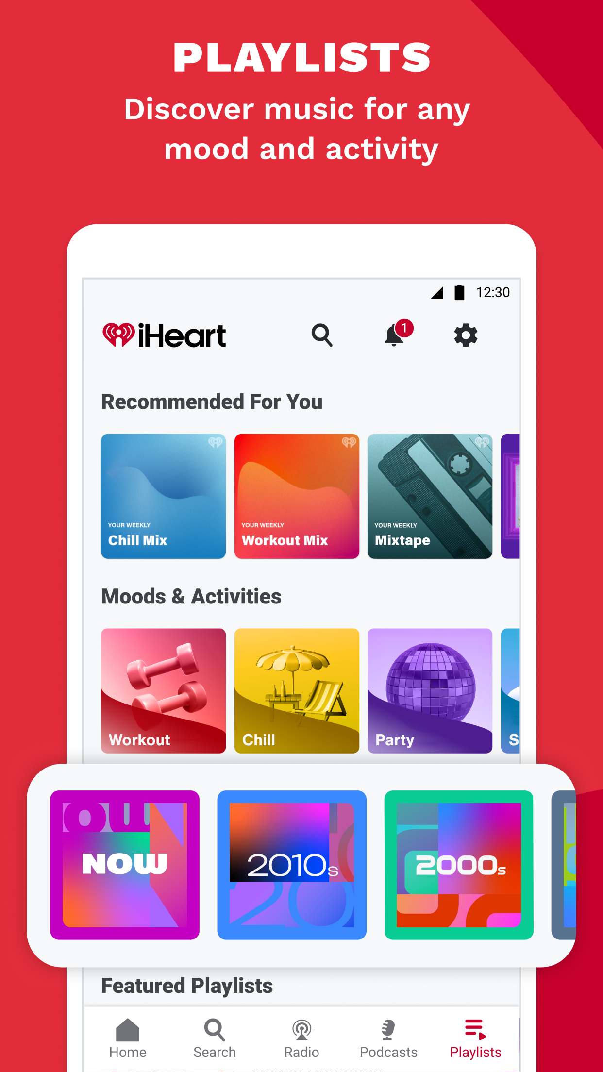 اسکرین شات 8 برنامه iHeart: Music, Radio, Podcasts