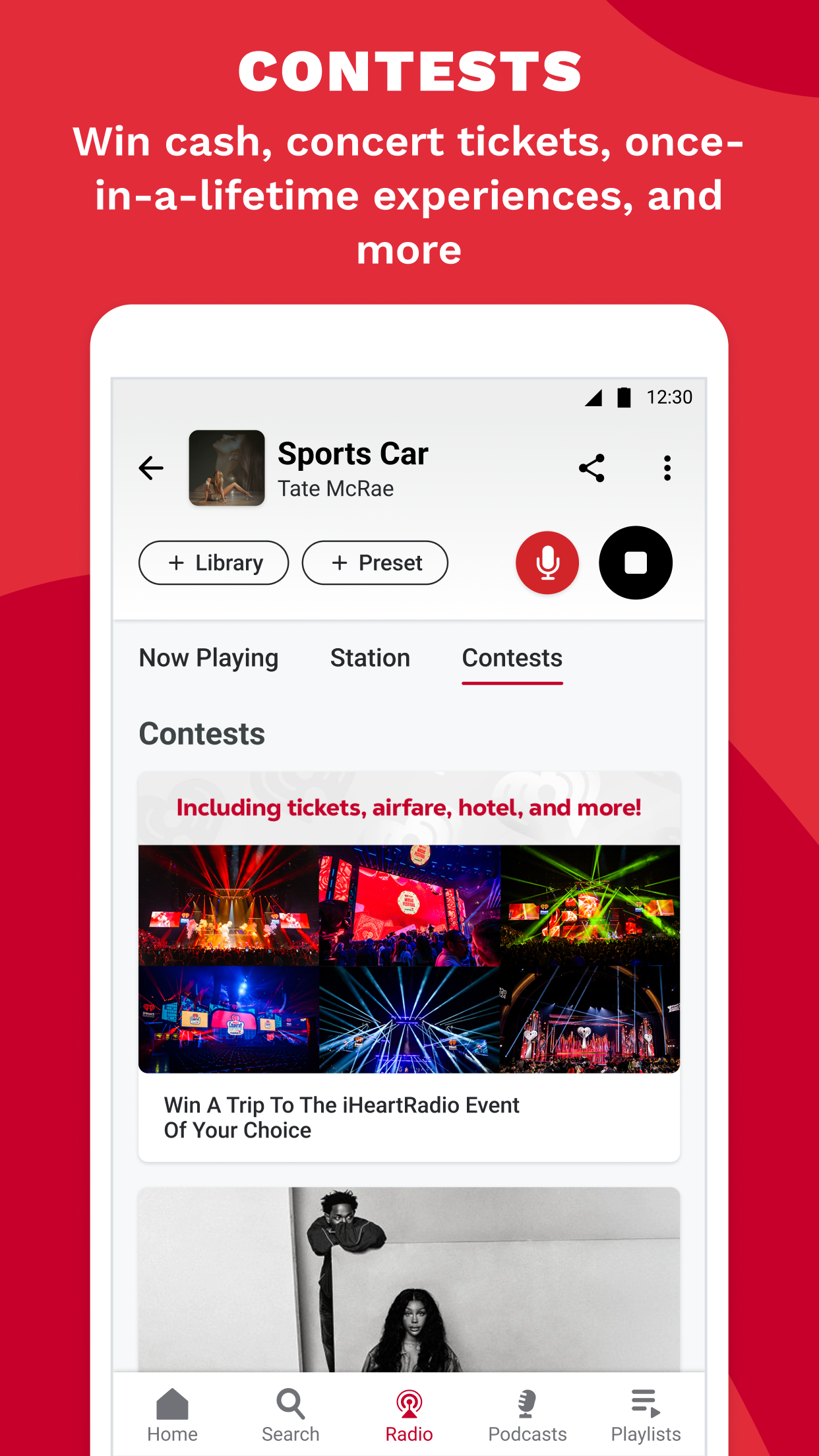 اسکرین شات 6 برنامه iHeart: Music, Radio, Podcasts
