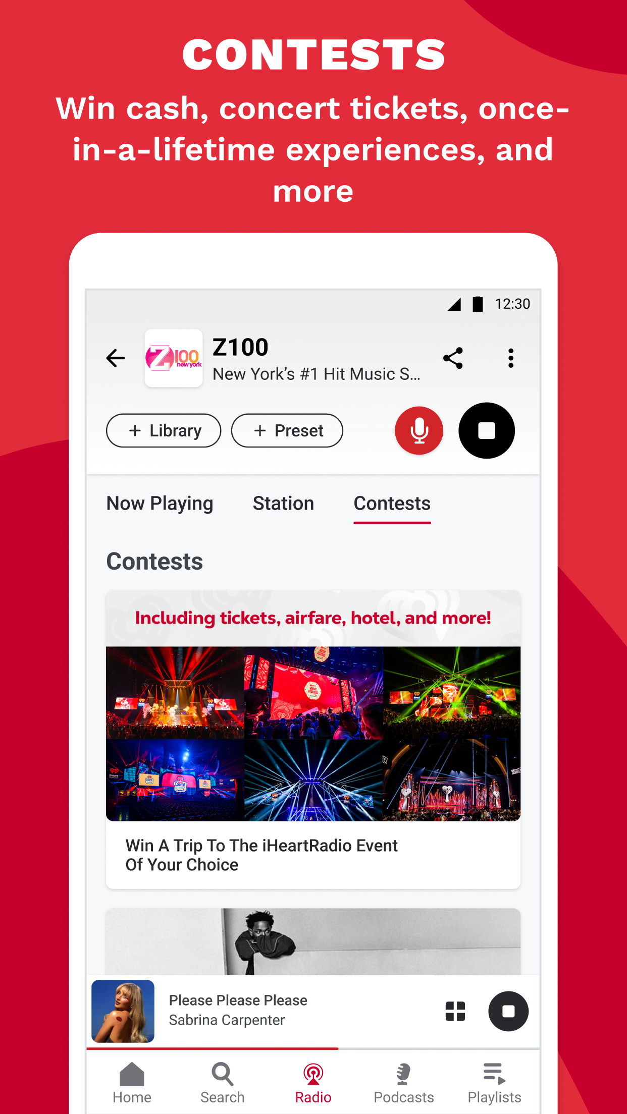 اسکرین شات 6 برنامه iHeart: Music, Radio, Podcasts