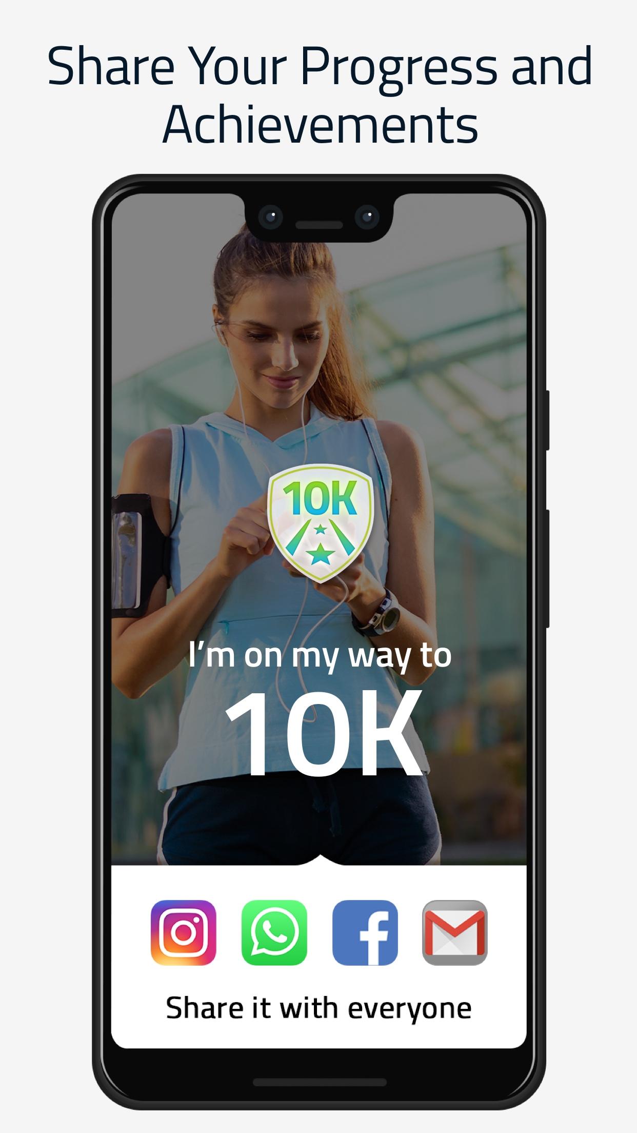 اسکرین شات 6 برنامه 10K Running: 0-5K-10K Training