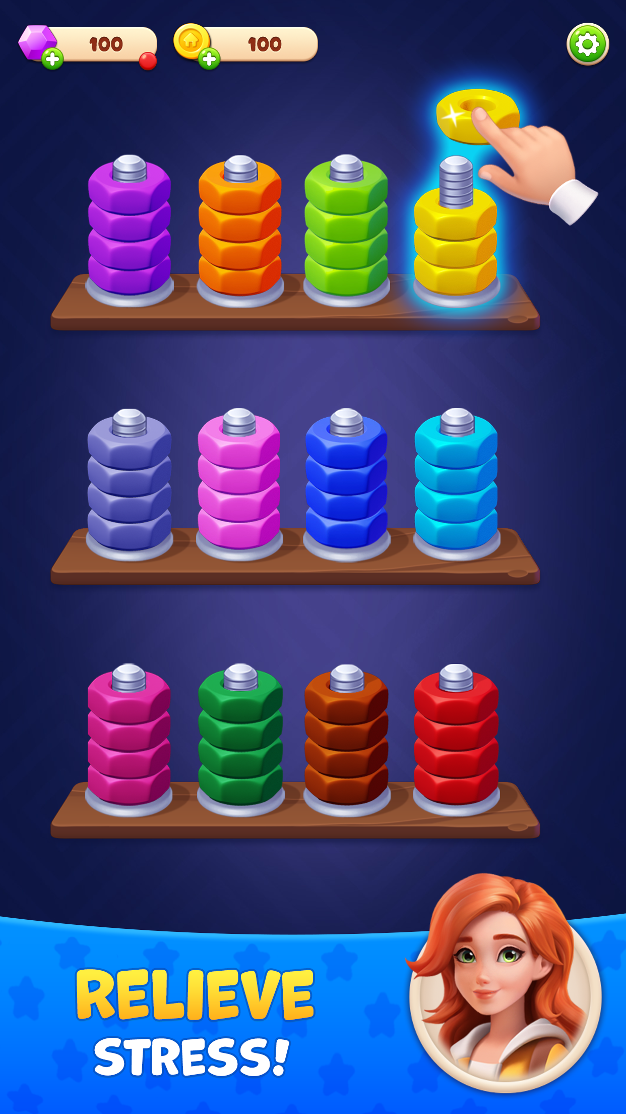 اسکرین شات 4 بازی SortWorks: Nuts & Order