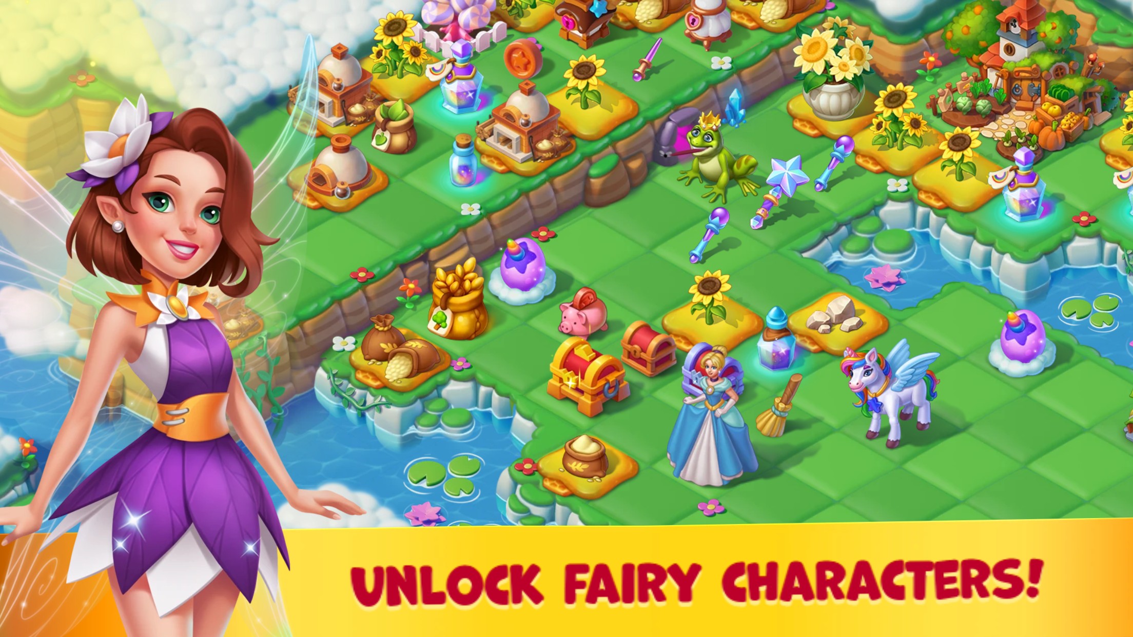 اسکرین شات 1 بازی Fairyland: Merge & Magic