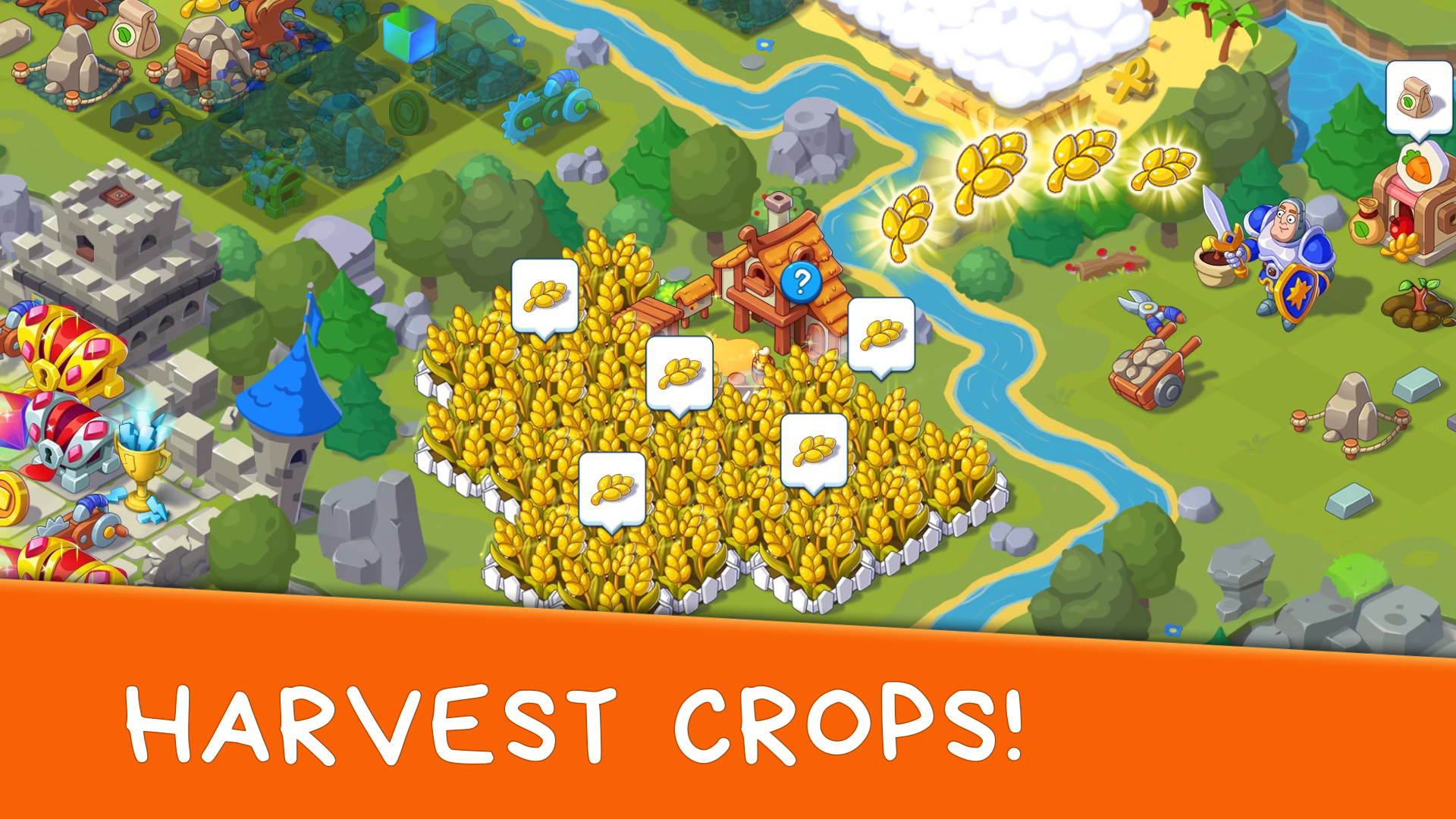 اسکرین شات 2 بازی Castle Craft: Merge Quest