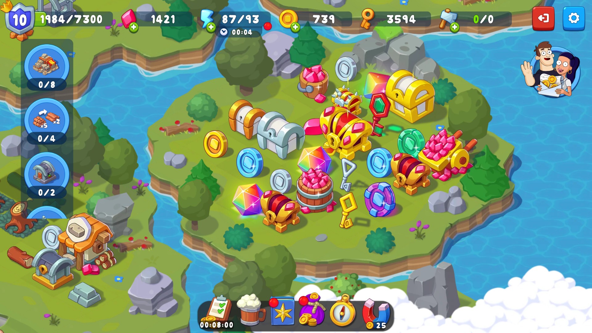 اسکرین شات 4 بازی Castle Craft: Merge Quest