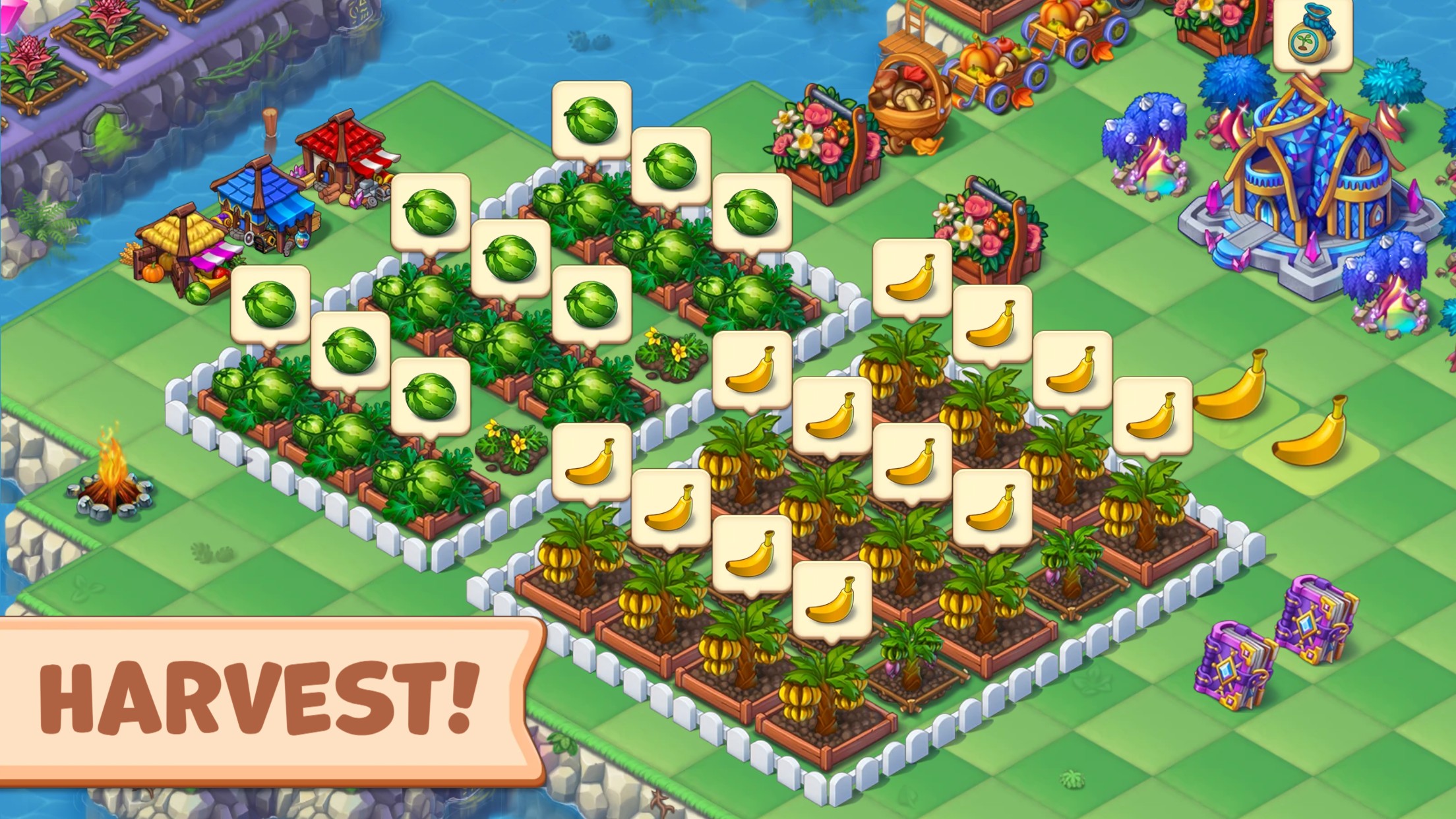 اسکرین شات 6 بازی Mergest Kingdom: Merge game
