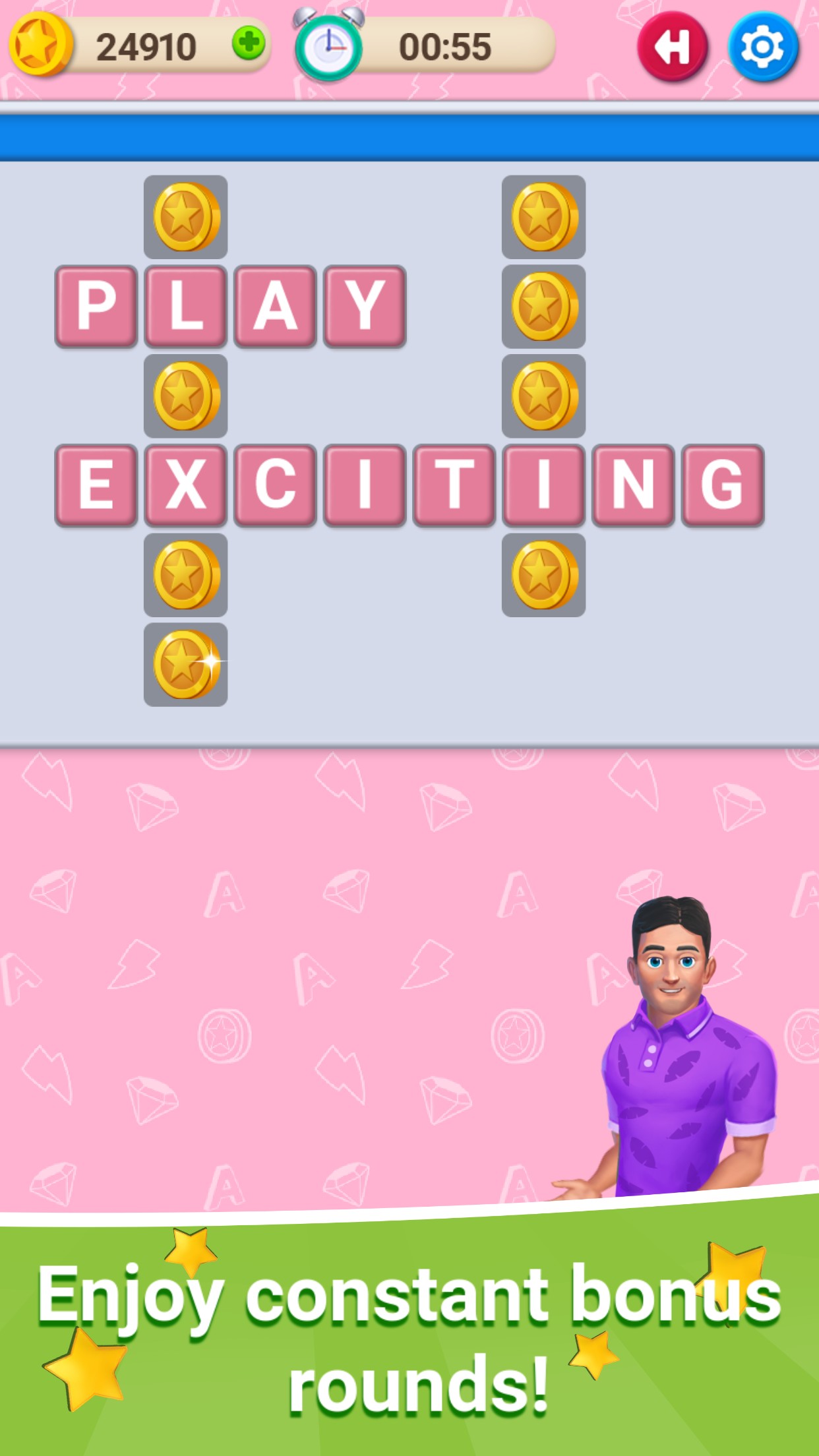 اسکرین شات 3 بازی Crossword Online: Word Cup